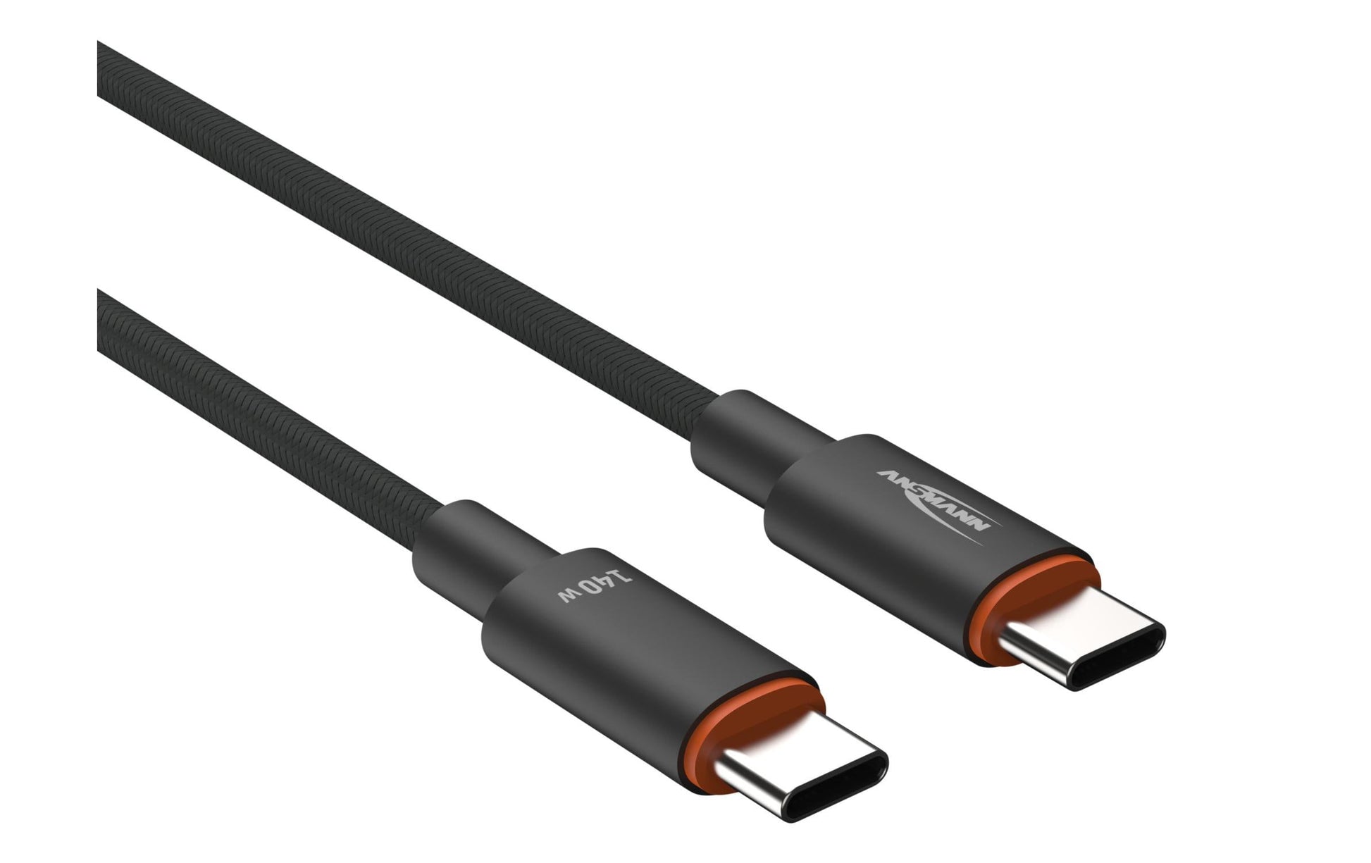 Ansmann USB-Kabel, USB-C zu USB-C, 0,6 m, USB 3, Lade-/Datenkabel