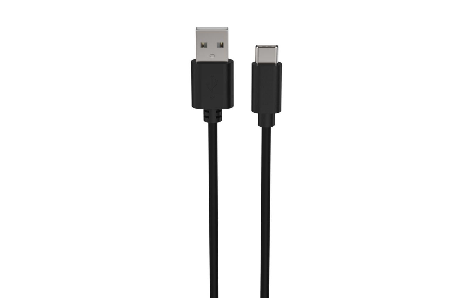Ansmann USB-A auf USB-C Kabel – USB 2.0 (480 Mbit/s) – 1 m – Schwarz