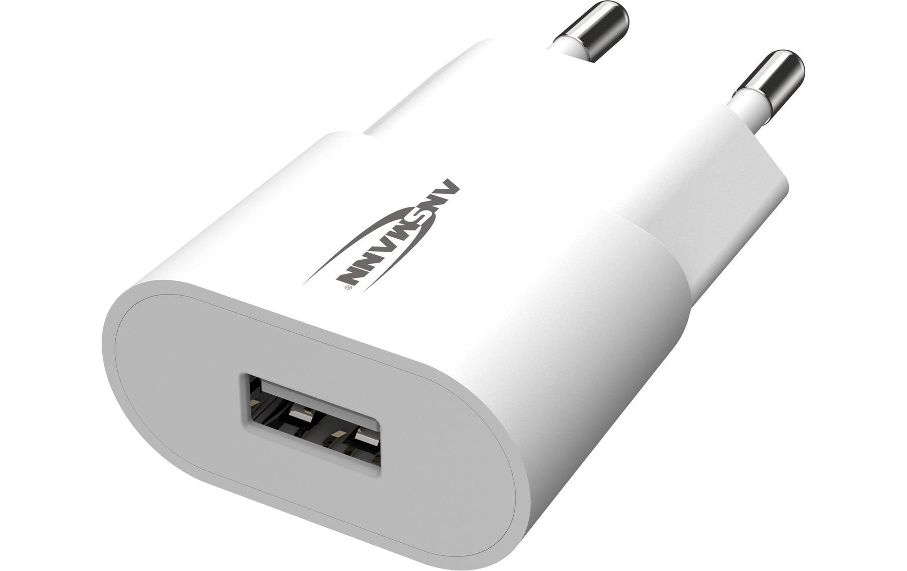 Ansmann HC105 USB-Wandladegerät 5 W – USB-A×1 – für Smartphones, Tablets u. a. – weiss
