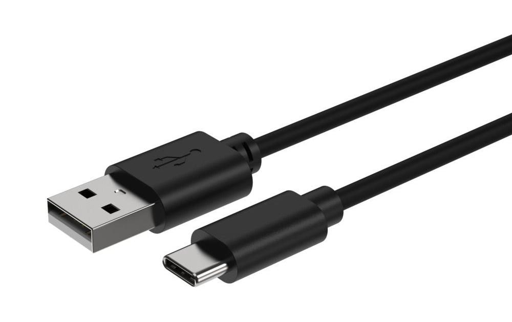 Ansmann USB-A auf USB-C Kabel – USB 2.0 (480 Mbit/s) – 1 m – Schwarz