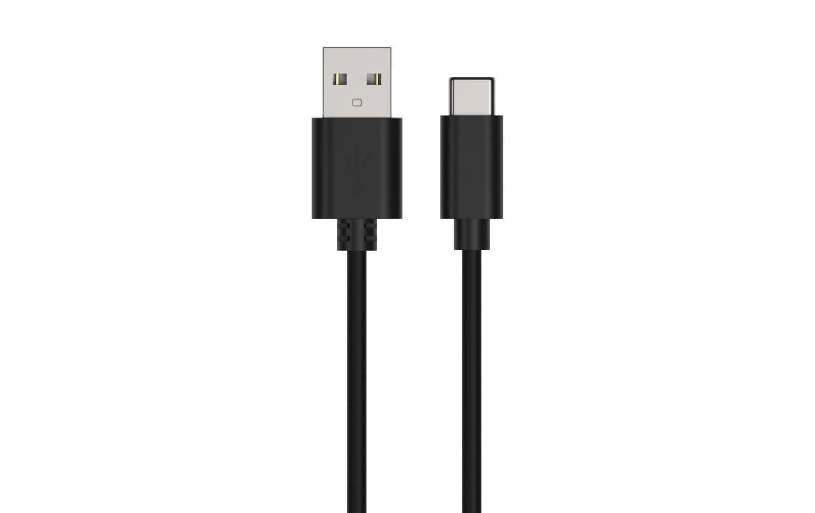Ansmann USB-A auf USB-C Kabel – USB 2.0 (480 Mbit/s) – 1 m – Schwarz