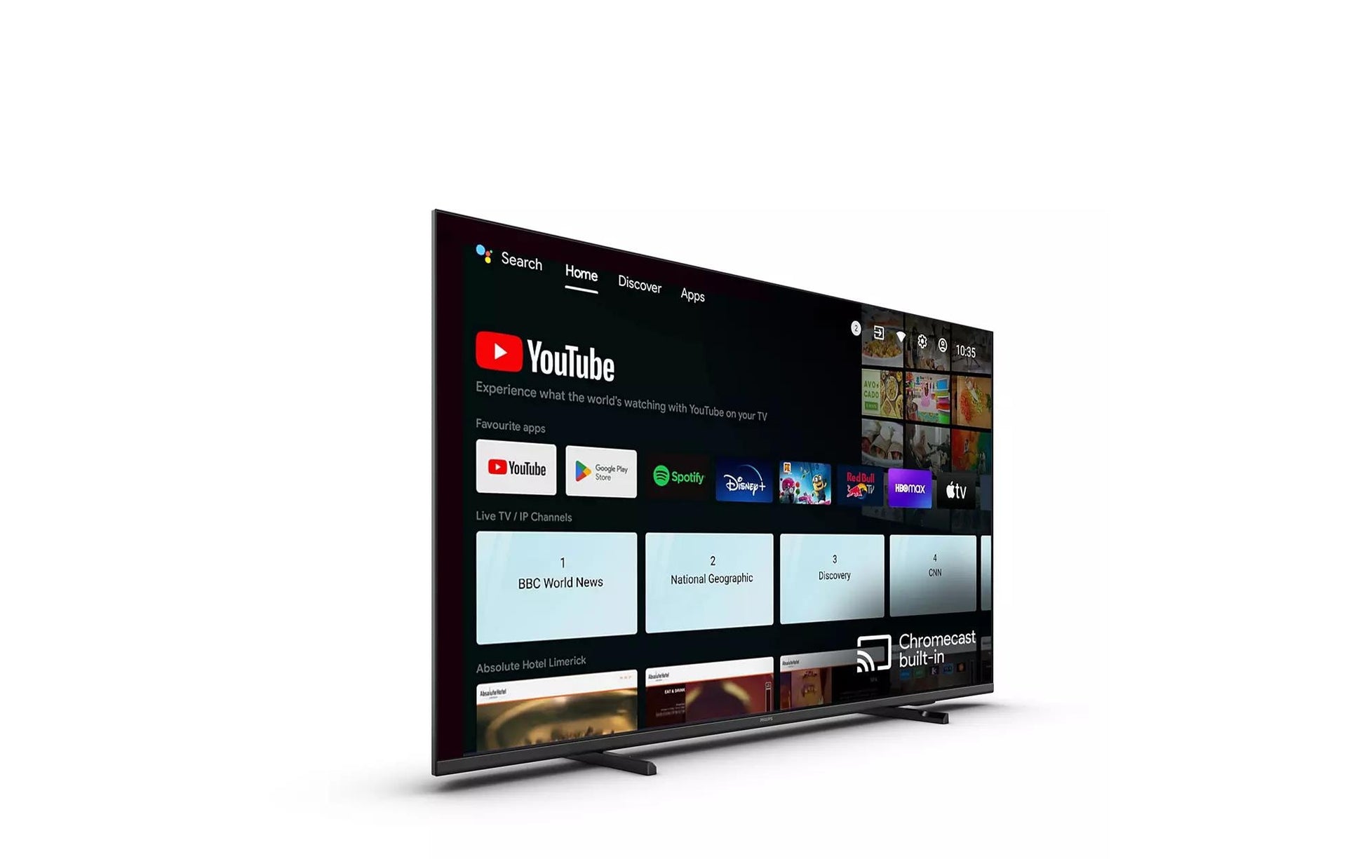 Philips 50HFL4518U/12 – 50" Hotel-TV LED UHD 4K, Android TV