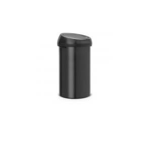 Brabantia Touch Bin Papierkorb – 60 l – Edelstahl – Ø 400 × H 710 mm