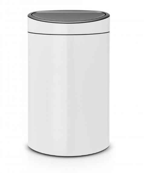Brabantia Touch Bin New Papierkorb – 40 l – Edelstahl – B × H × T 435 × 727 × 302 mm