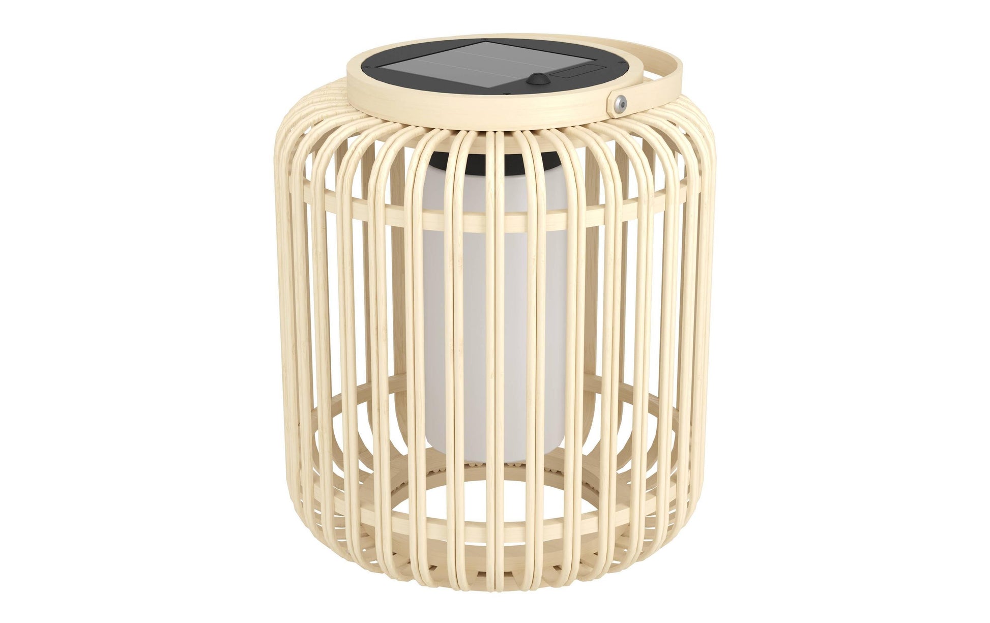 EGLO Dekoleuchte Aussen Marliano – 24 cm, 300 lm, 2,5 W, Weiss, 4000 K, IP44, Akku & Solar