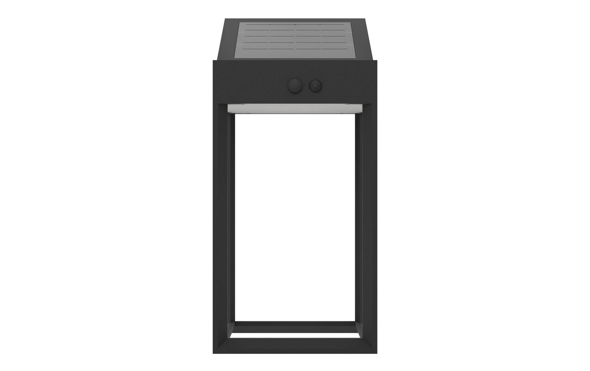 EGLO Aussenwandleuchte – 800 lm, 6 W – Neutralweiss, 4000 K – IP44 – Akku & Solar – Schwarz – Kunststoff