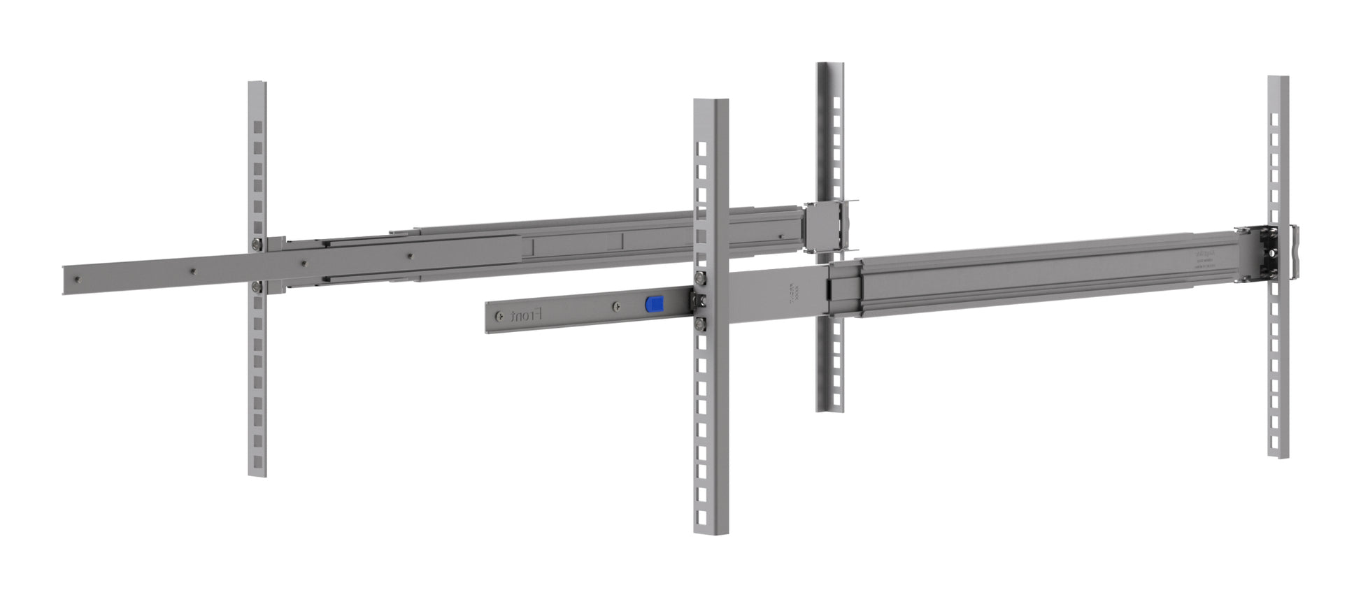 Ubiquiti Regal-Schiene – für USW-Pro-XG-24, USW-Pro-XG-24-PoE, USW-Pro-XG-48 u. a., 60–106,6 cm, 45 kg, Grau