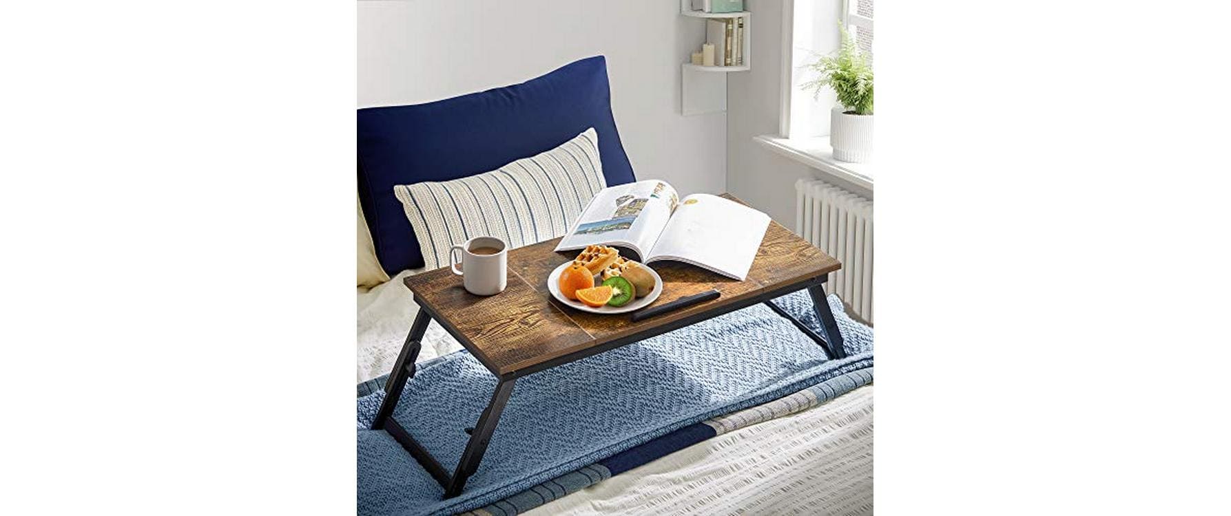 Songmics Laptop-Ständer – bis 14,3", höhenverstellbar, Traglast 10 kg – Braun