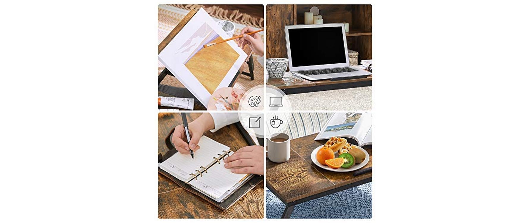 Songmics Laptop-Ständer – bis 14,3", höhenverstellbar, Traglast 10 kg – Braun