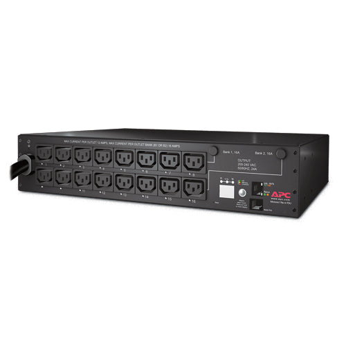 APC Rack-PDU – Geschaltet, Überwacht, Rack 2U, 30 A 200–230 V, 16×C13, NEMA L6-30P, 3,66 m