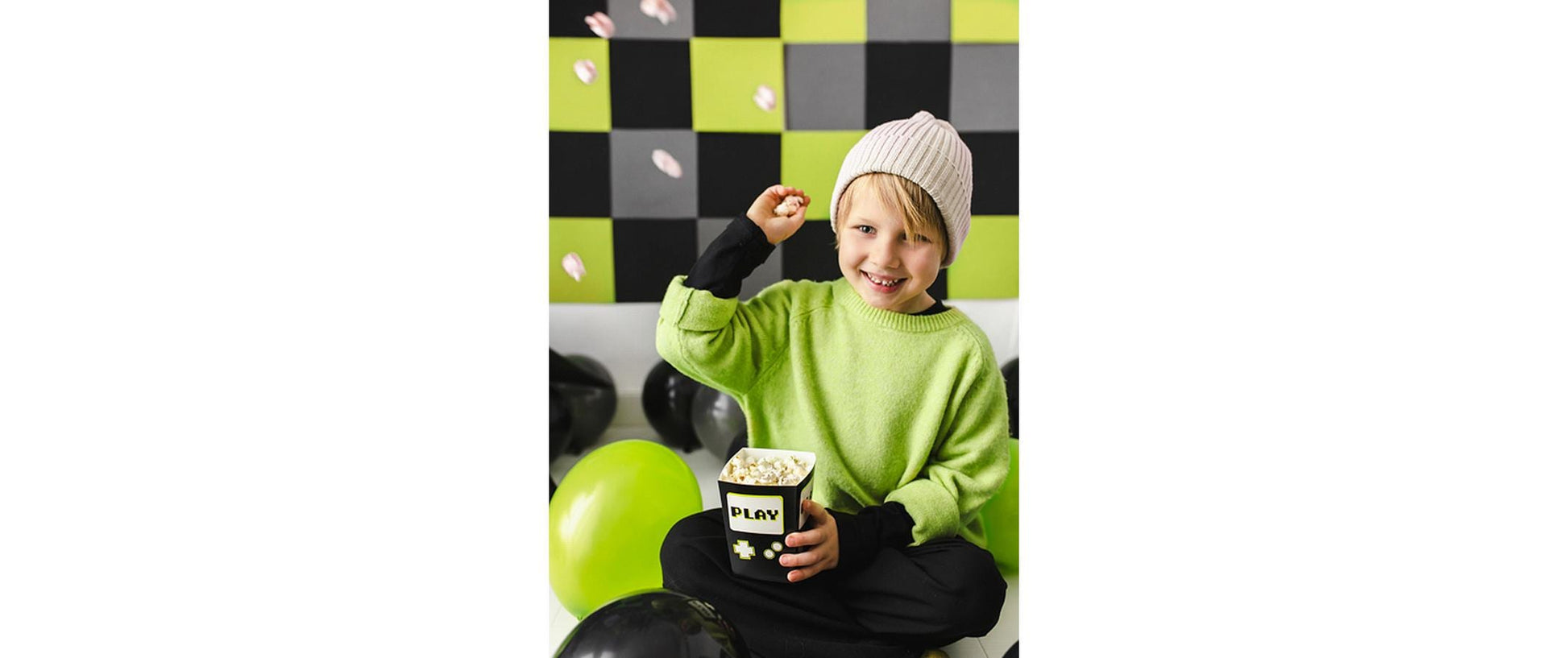 PartyDeco Fingerfood-Schale, Papier/Karton, quadratisch – 70 × 70 × 120 mm, mehrfarbig – 6 Stk.