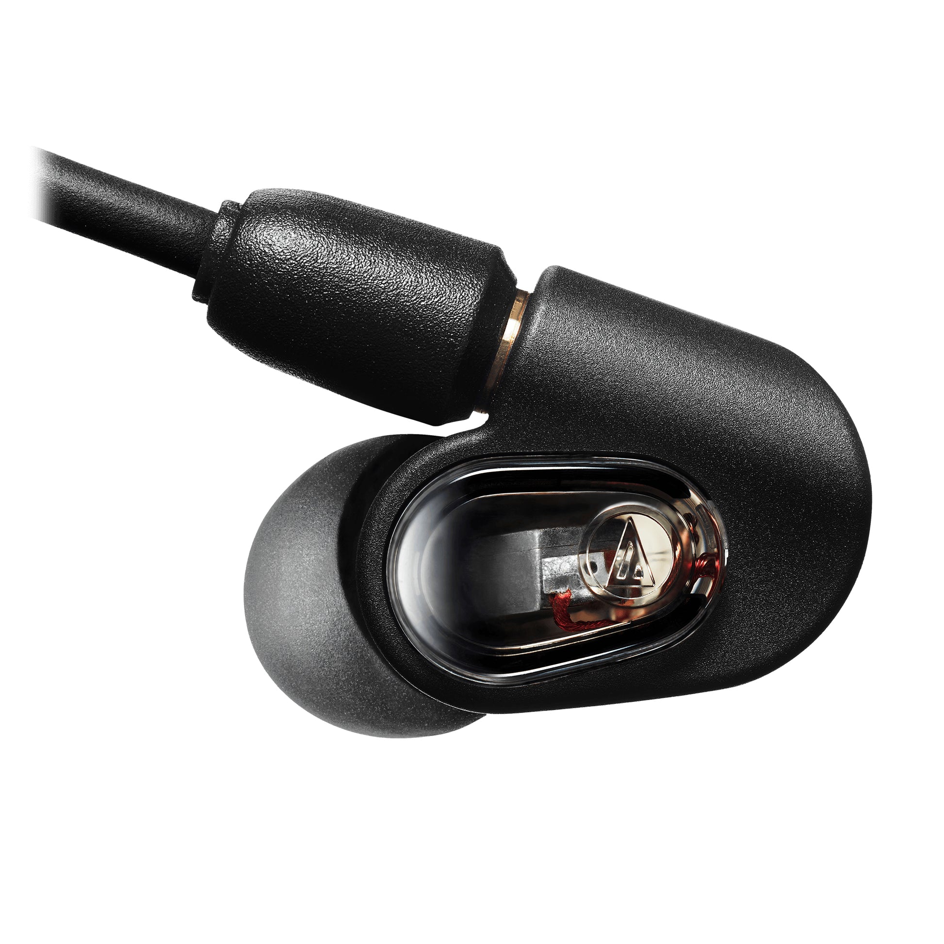 Audio-Technica ATH-E50 – In-Ear Kopfhörer – 3,5 mm Klinke, abnehmbares Kabel – Schwarz