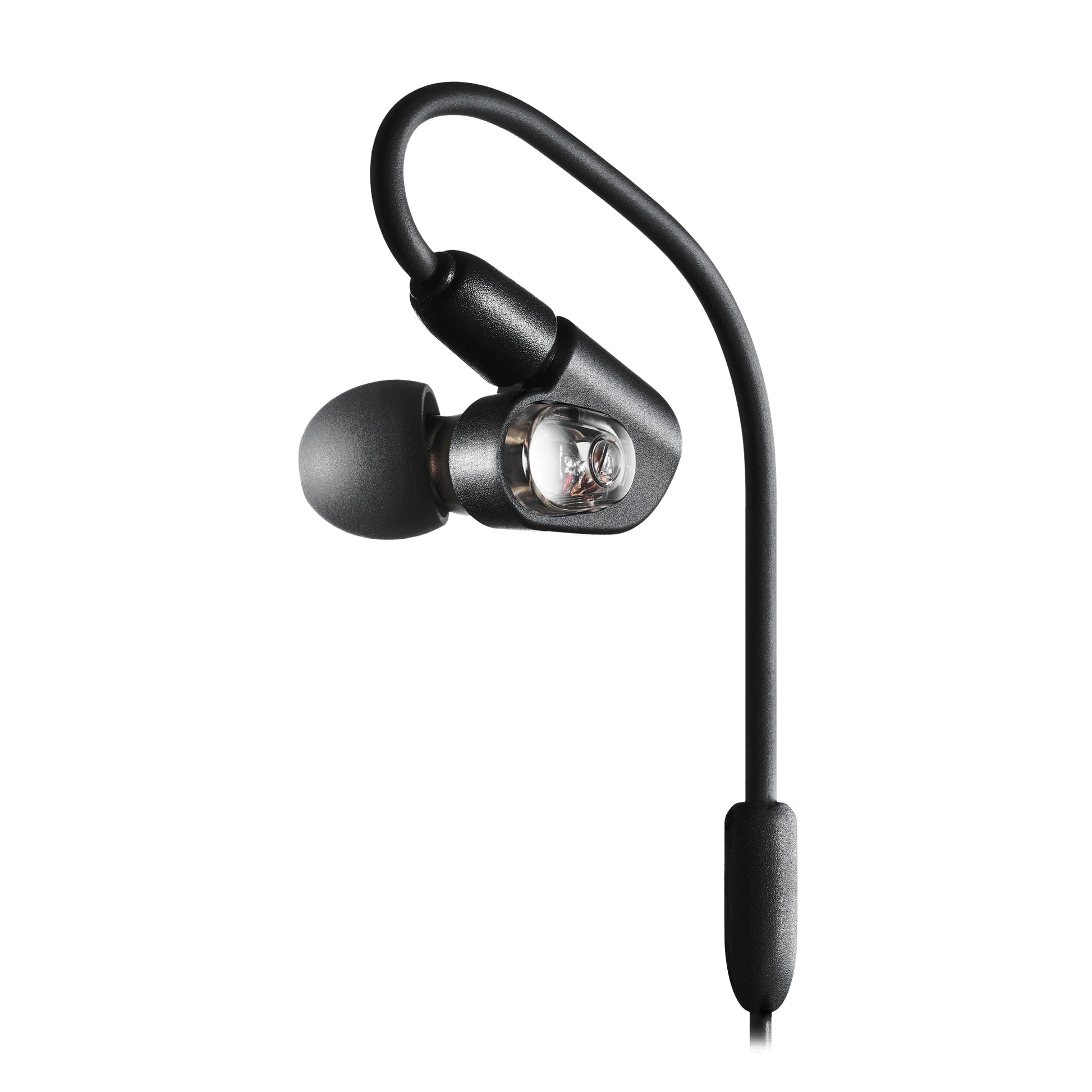 Audio-Technica ATH-E50 – In-Ear Kopfhörer – 3,5 mm Klinke, abnehmbares Kabel – Schwarz