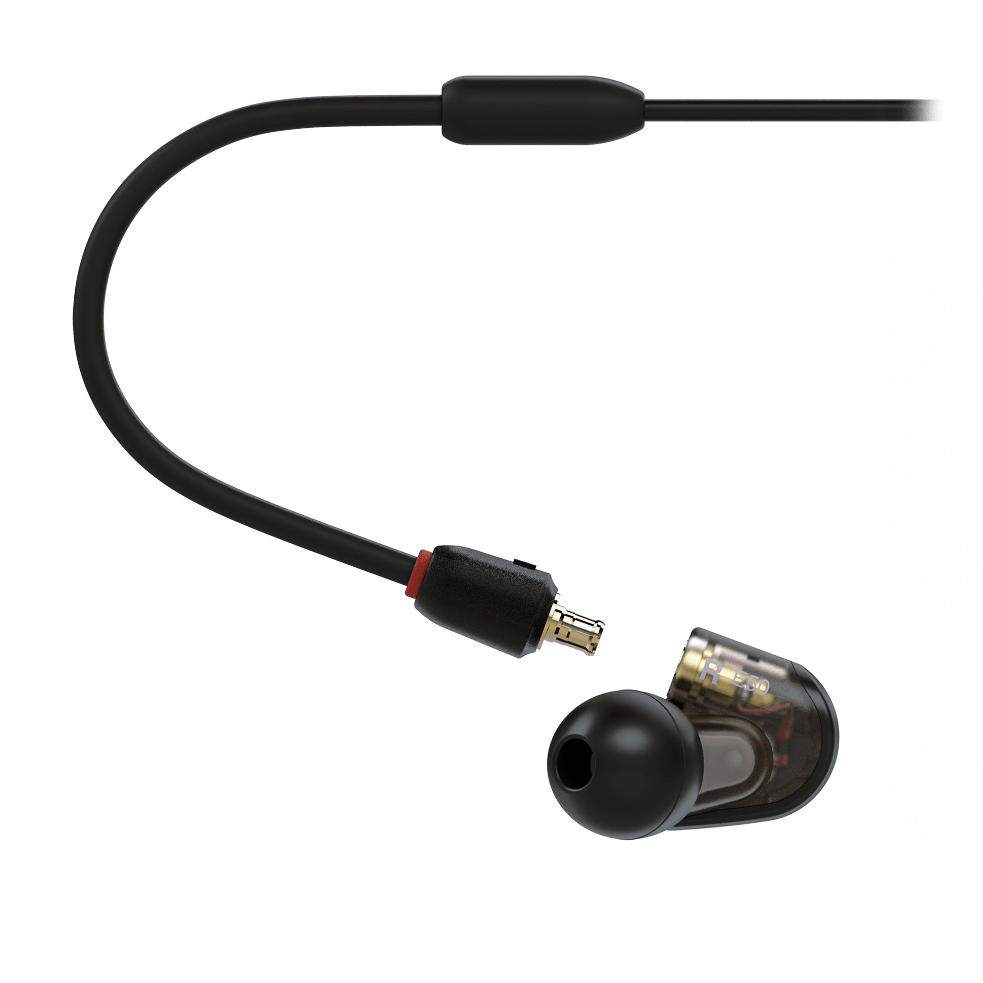 Audio-Technica ATH-E50 – In-Ear Kopfhörer – 3,5 mm Klinke, abnehmbares Kabel – Schwarz