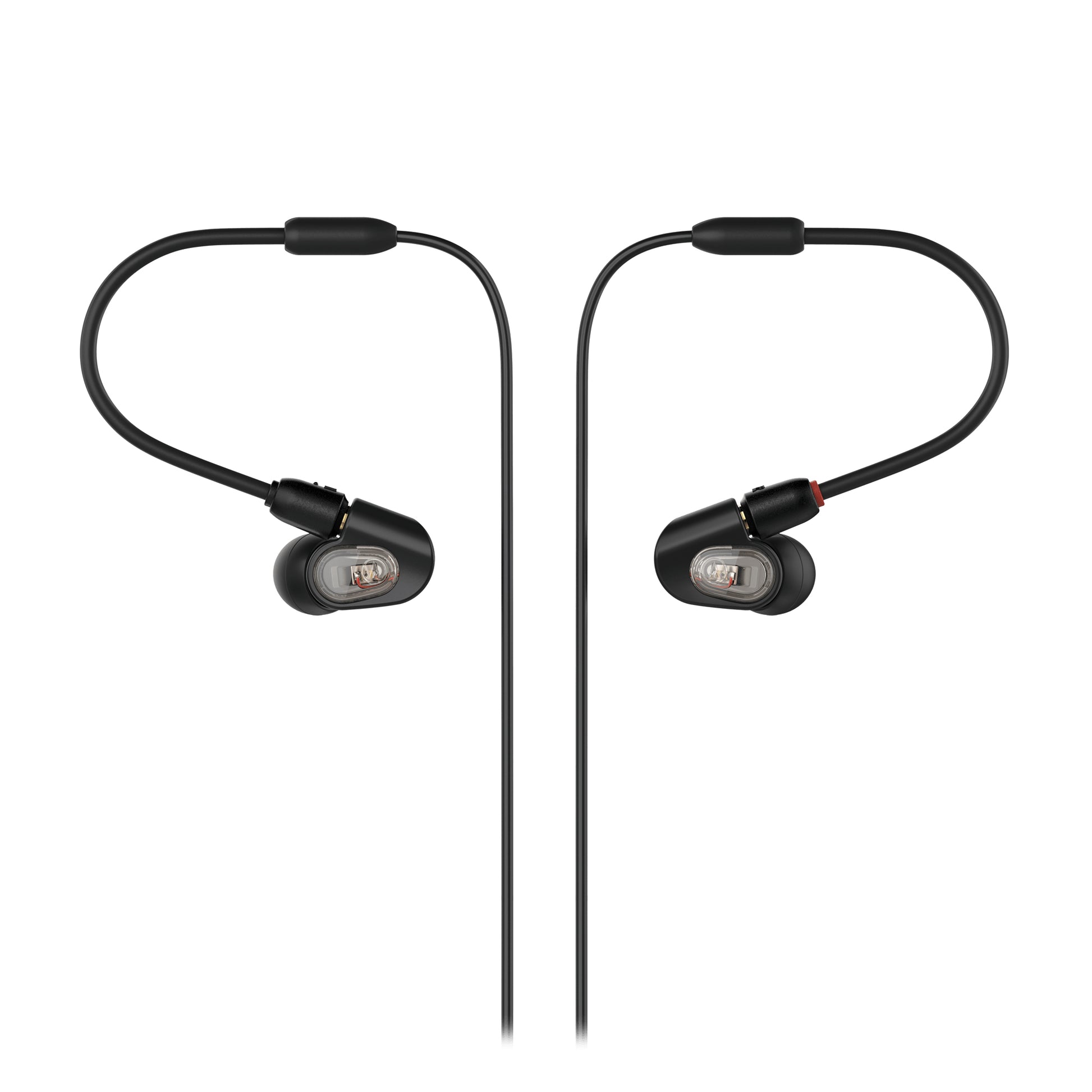 Audio-Technica ATH-E50 – In-Ear Kopfhörer – 3,5 mm Klinke, abnehmbares Kabel – Schwarz