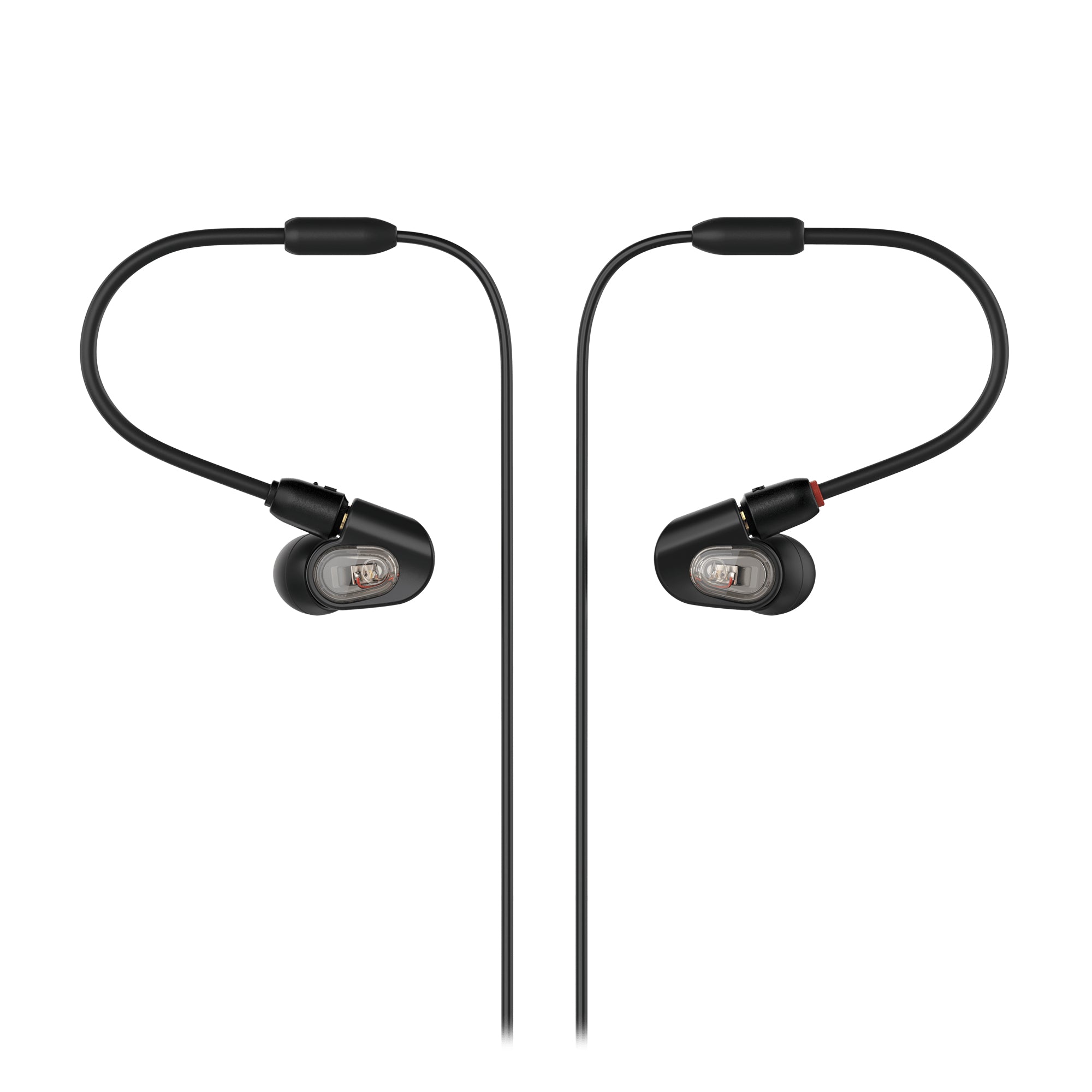 Audio-Technica ATH-E50 – In-Ear Kopfhörer – 3,5 mm Klinke, abnehmbares Kabel – Schwarz