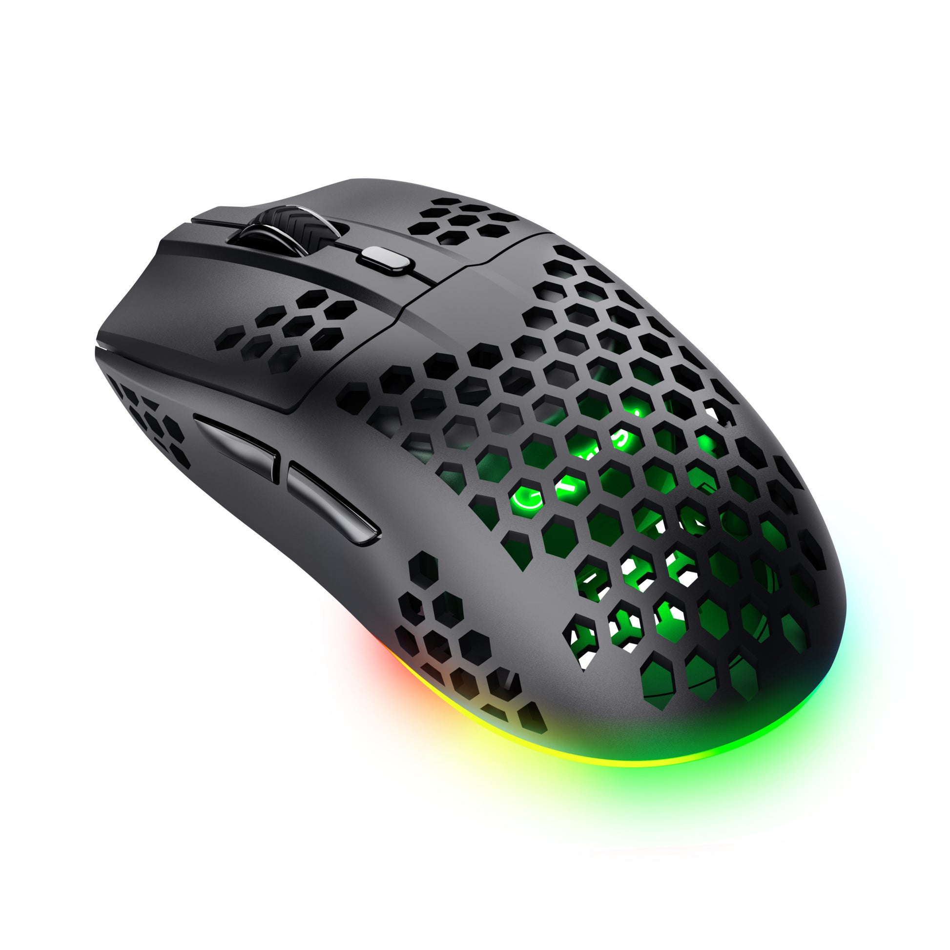Trust GXT929 Helox – Gaming-Maus – Kabellos (2,4 GHz), 4800 DPI, RGB-Beleuchtung, rechts