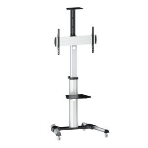 LogiLink TV-Wagen – 37–70" – VESA 200×200–600×400 – bis 50 kg, Höhenverstellbar, mit Rollen – BP0025