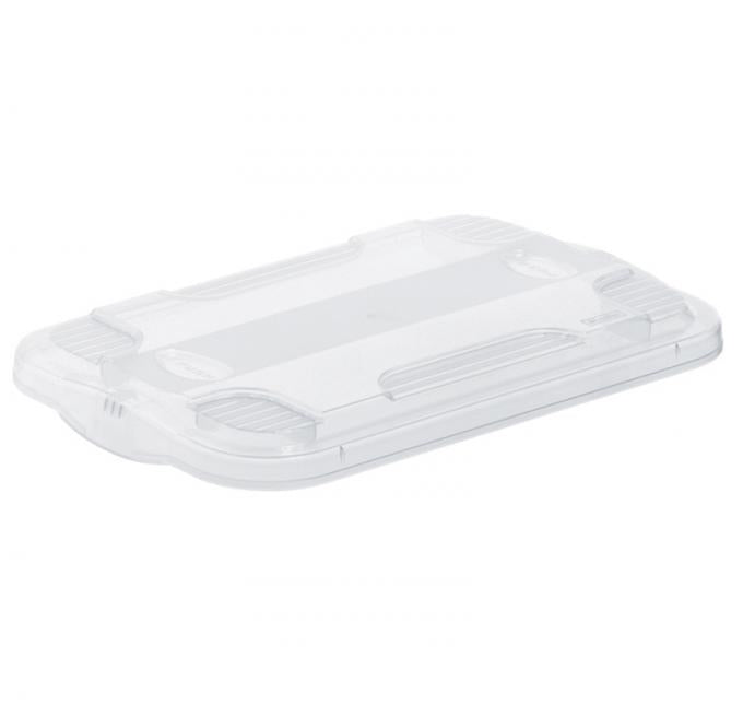 Rotho Deckel Agilo – Polypropylen, transparent, 30 × 2,5 × 19,5 cm
