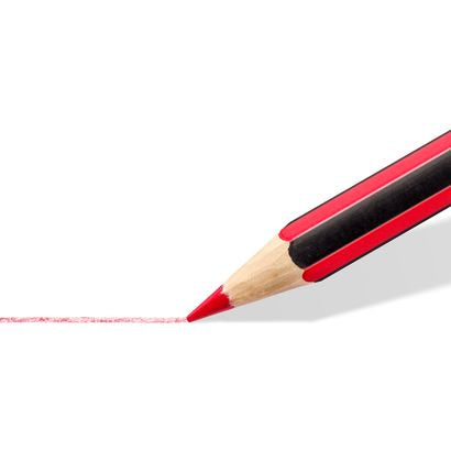 Staedtler Buntstifte Noris colour Upcycling – 24 Farben, im Kartonetui, sechskantig, PEFC