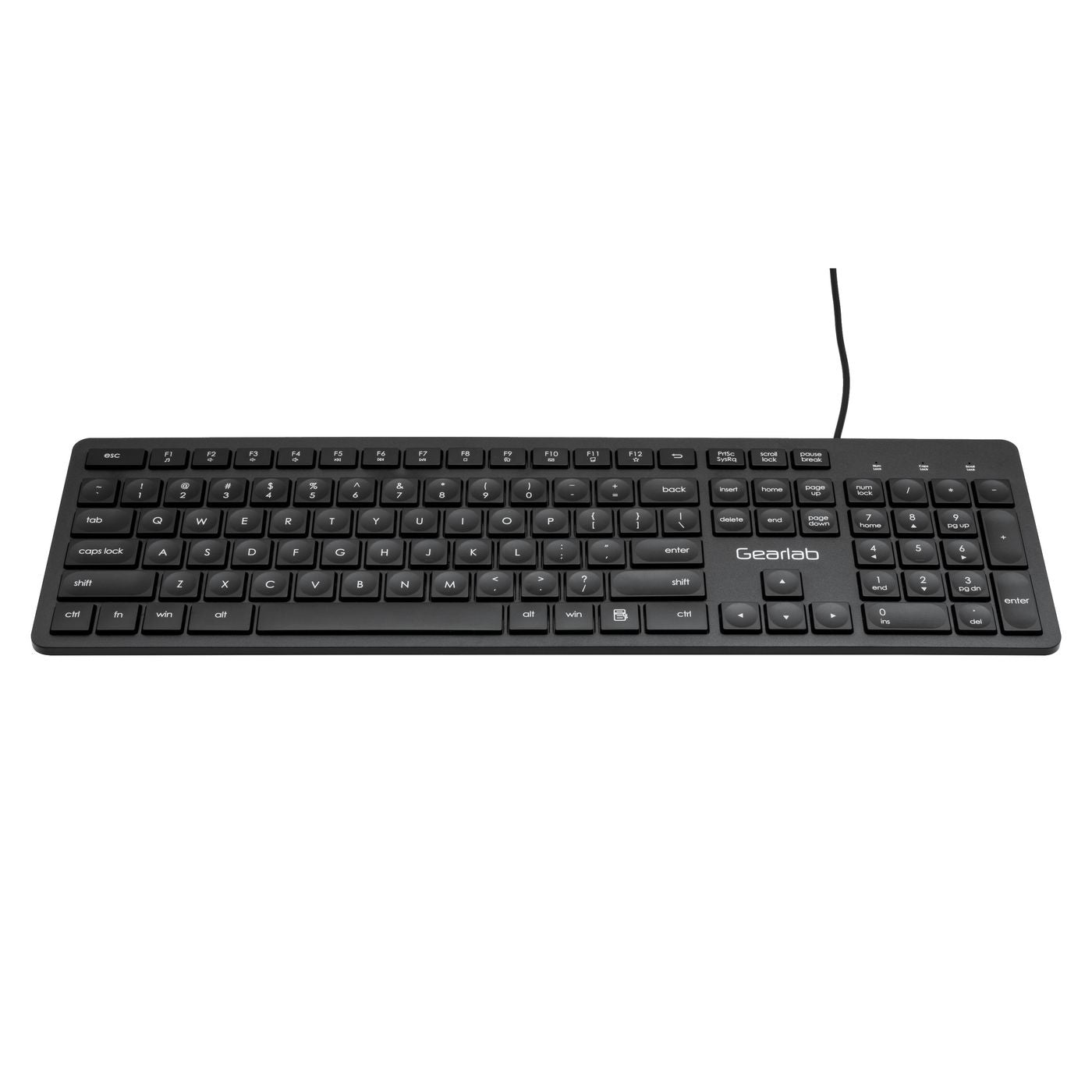 eSTUFF G220 – Tastatur – Membran, kabelgebunden, USB-A – QWERTY (US-INT) – Schwarz