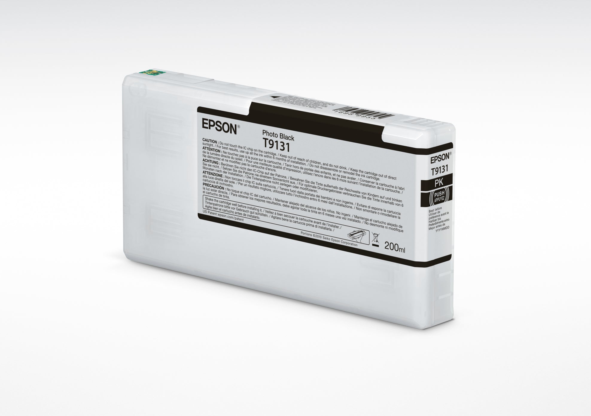 Epson Tintenpatrone T9131 (T913100), schwarz, 200 ml, original – für SureColor SC-P5000