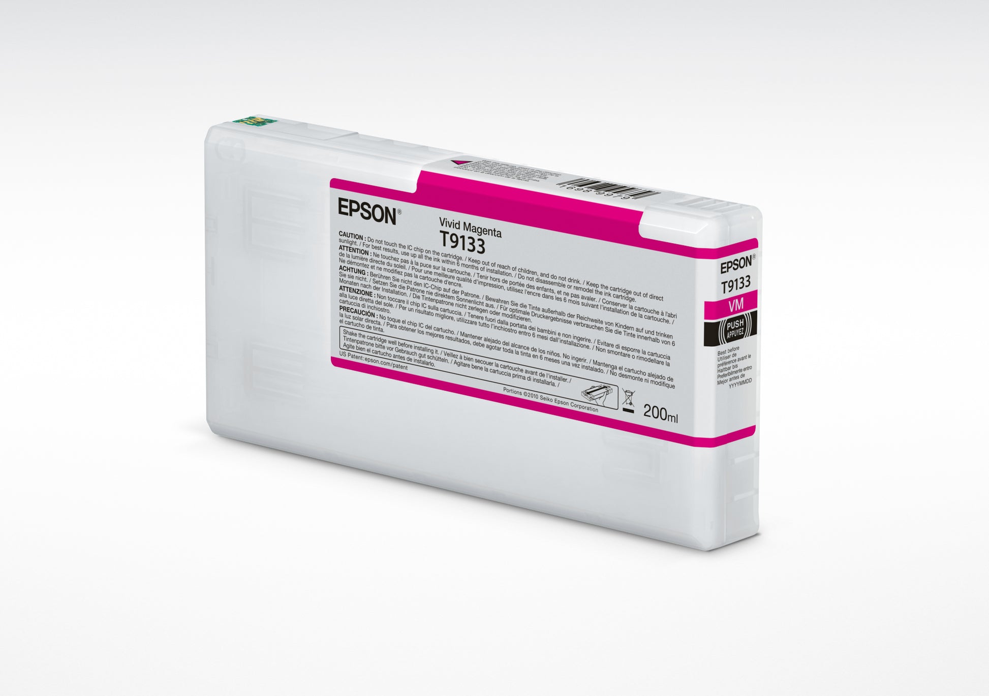 Epson Tintenpatrone T9133, Magenta, 200 ml – für Tintenstrahldrucker und Multifunktionsgeräte