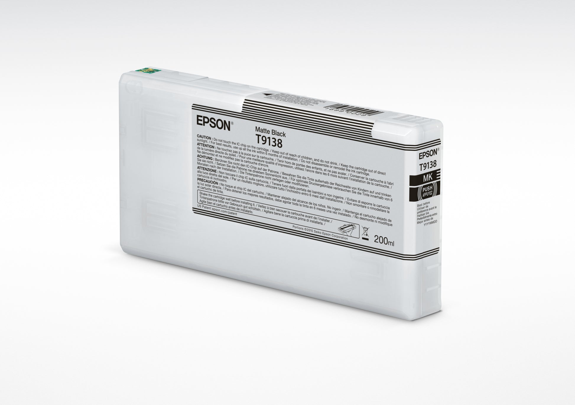 Epson Tintenpatrone T9138, Schwarz, 200 ml
