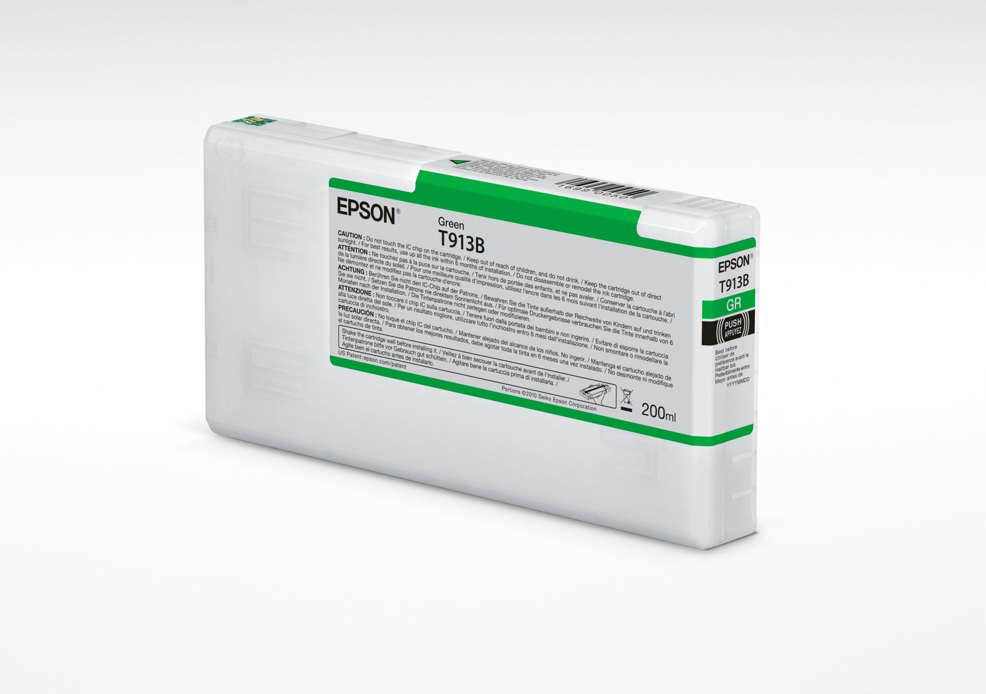 Epson Tintenpatrone T913B, Grün, 200 ml