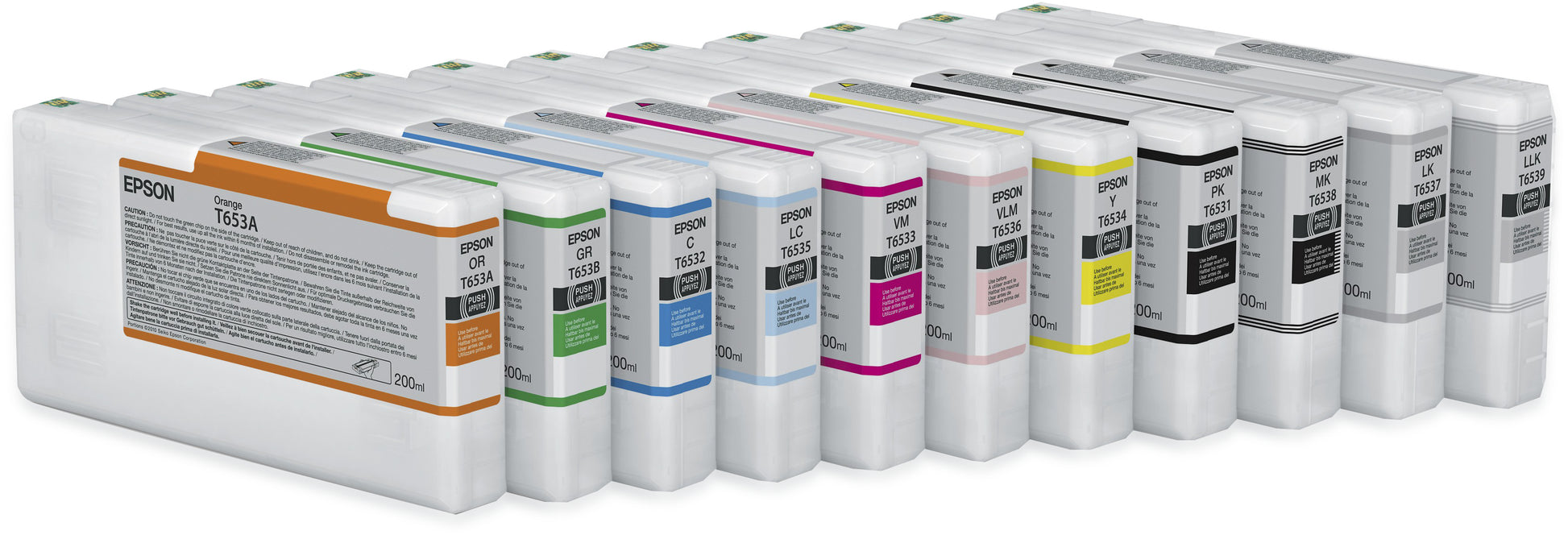 Epson Tintenpatrone T6531, Schwarz, 200 ml – für Tintenstrahldrucker und Multifunktionsgeräte