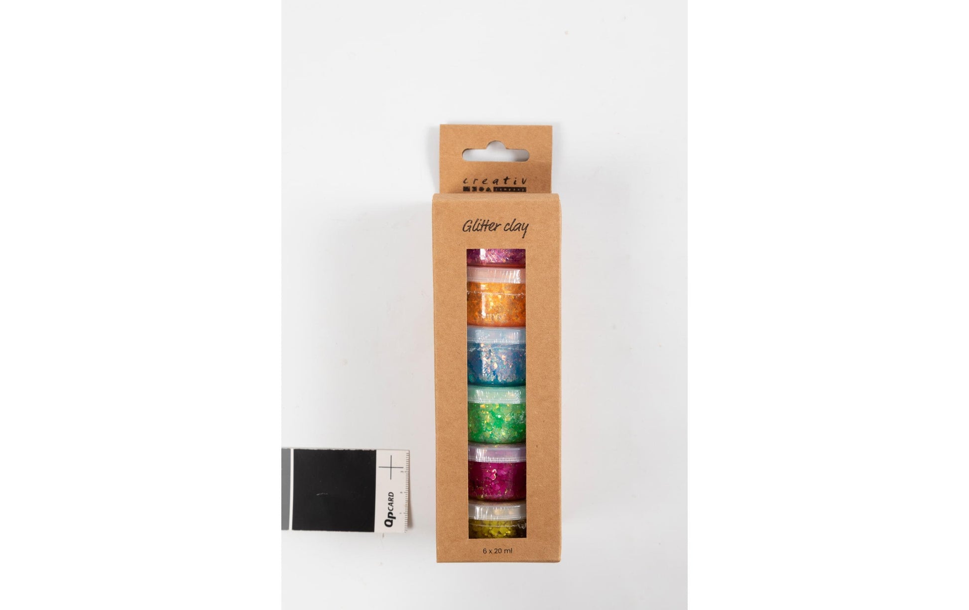 Creativ Company Modelliermasse, Glitzer, Mehrfarbig, 6 Stk.