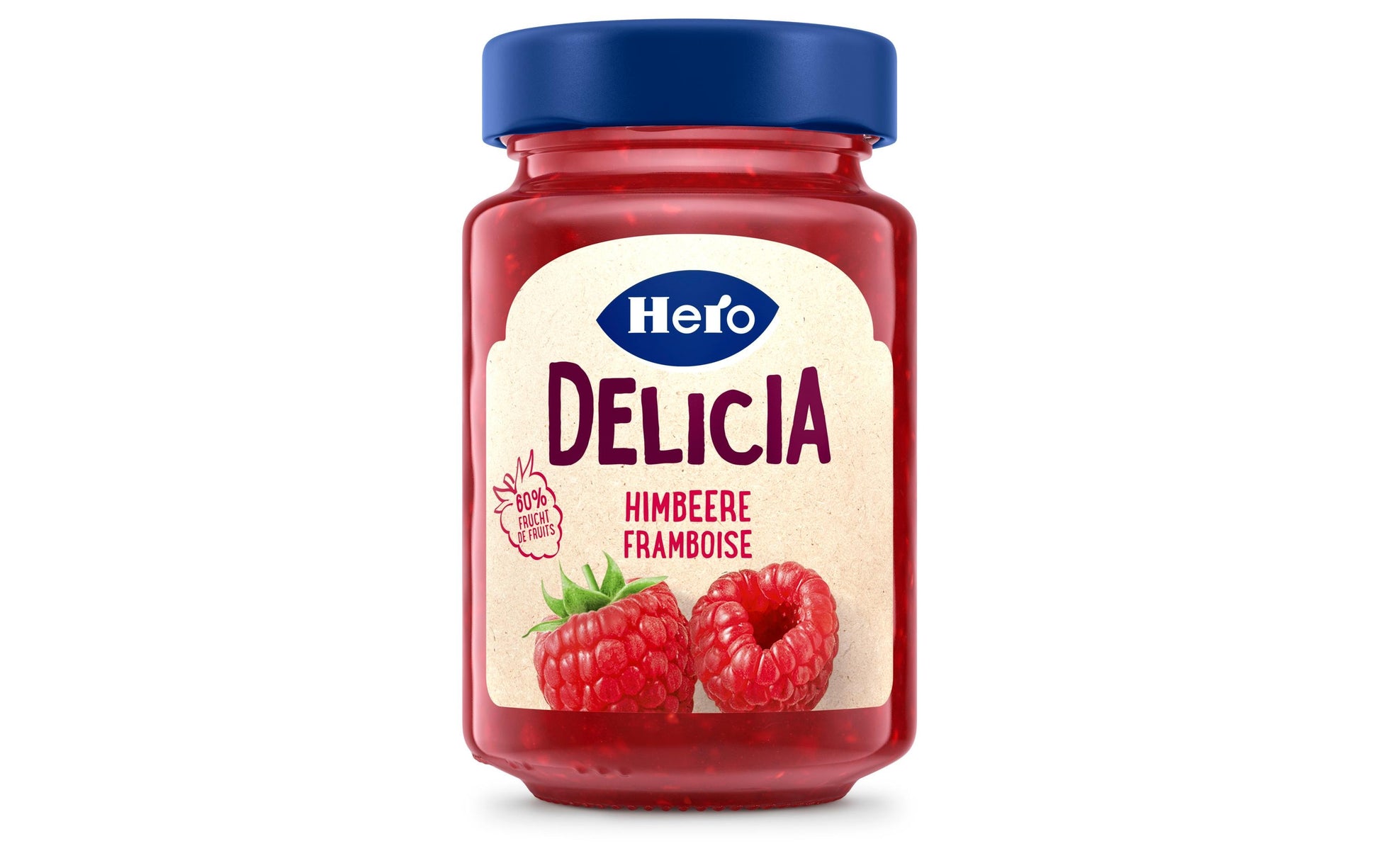 Hero Himbeerkonfitüre – glutenfrei, laktosefrei – 290 g