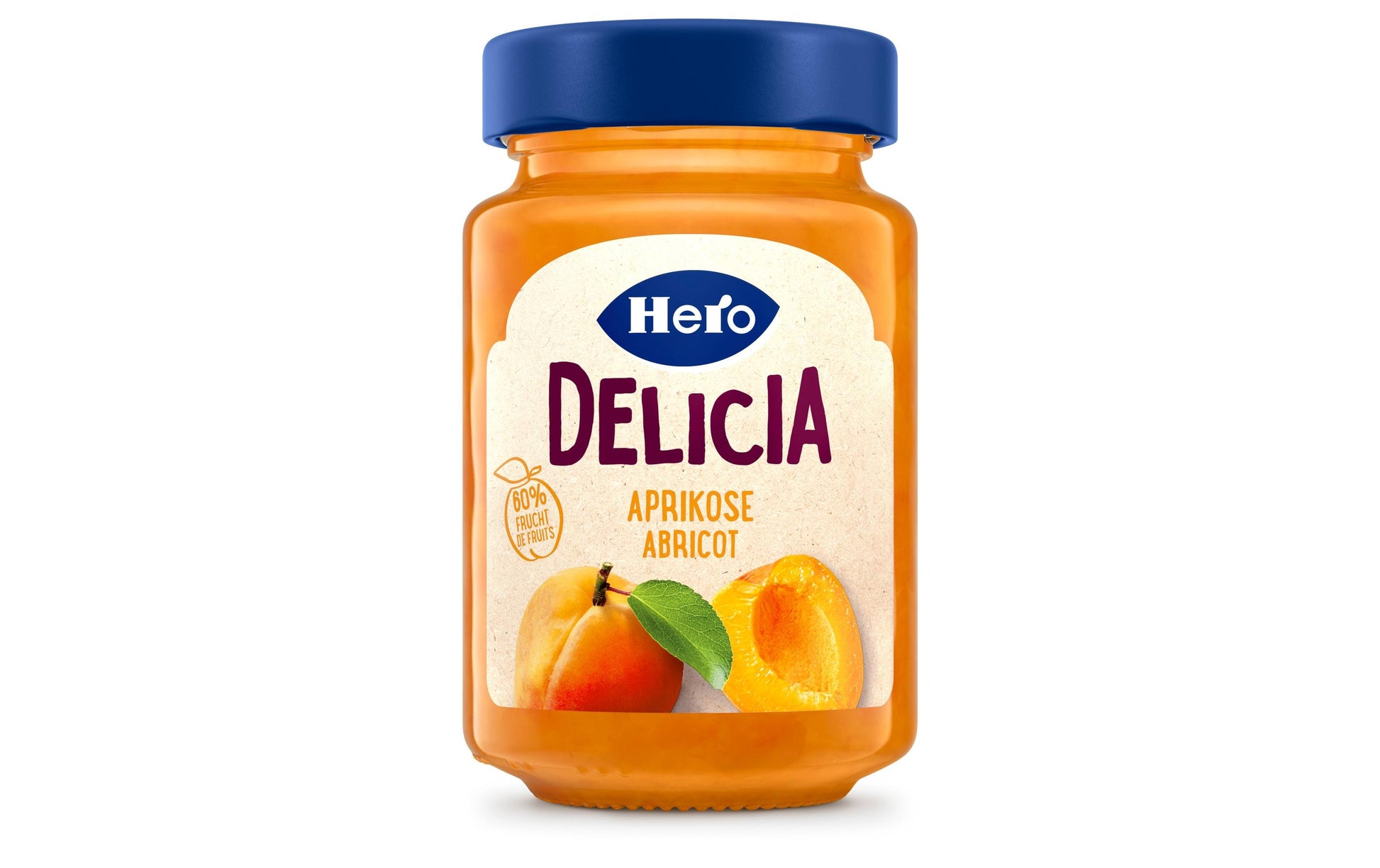 Hero Aprikosenkonfitüre Extra – Glutenfrei, Laktosefrei