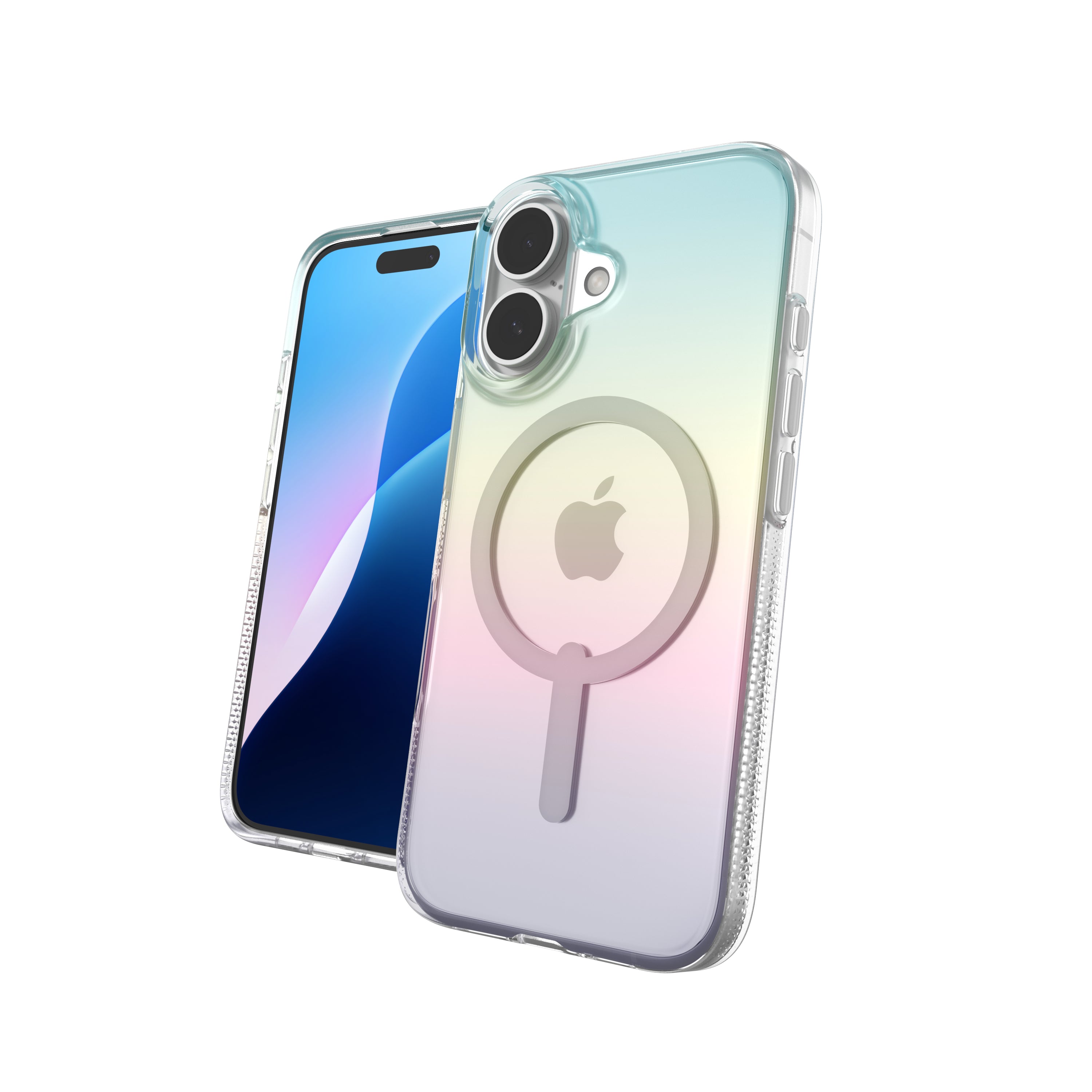 ZAGG Backcover Milan – für Apple iPhone 16 – irisierend