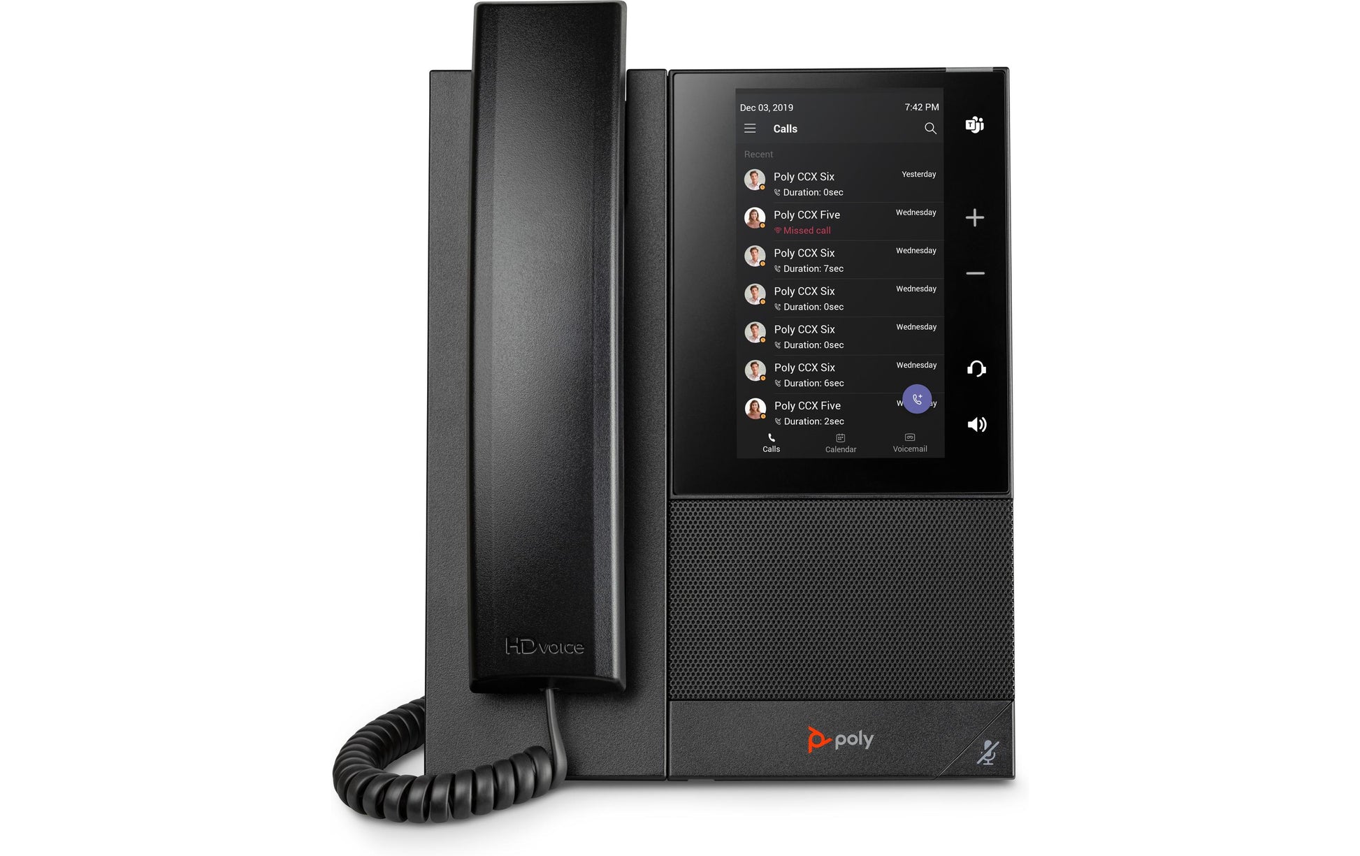 Poly CCX 505 – Business Media Phone, für Microsoft Teams, PoE