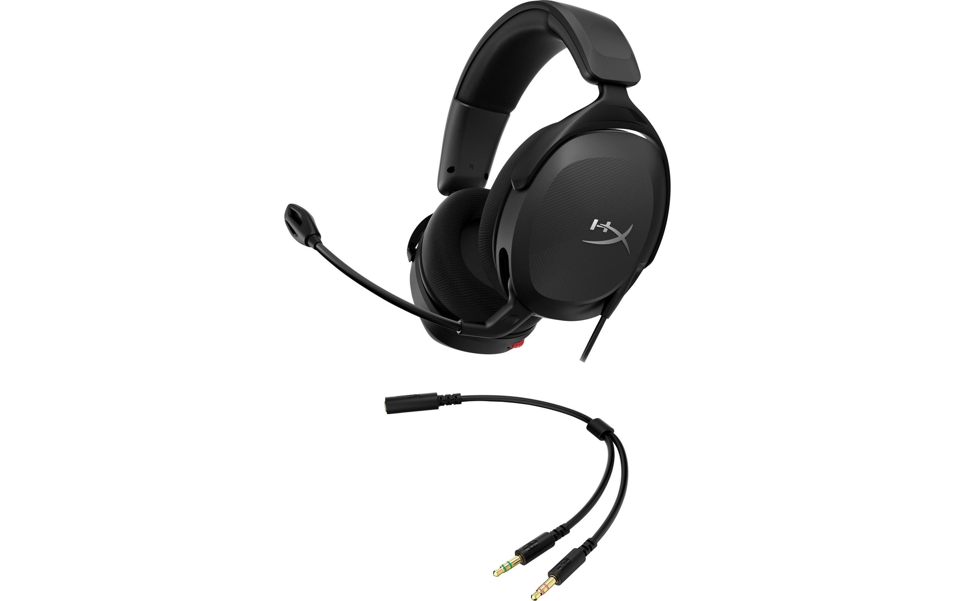 HyperX Cloud Stinger 2 Core Gaming-Headset – Over-Ear, Stereo, Kabelgebunden, 3,5 mm Klinke, ANC, Schwarz