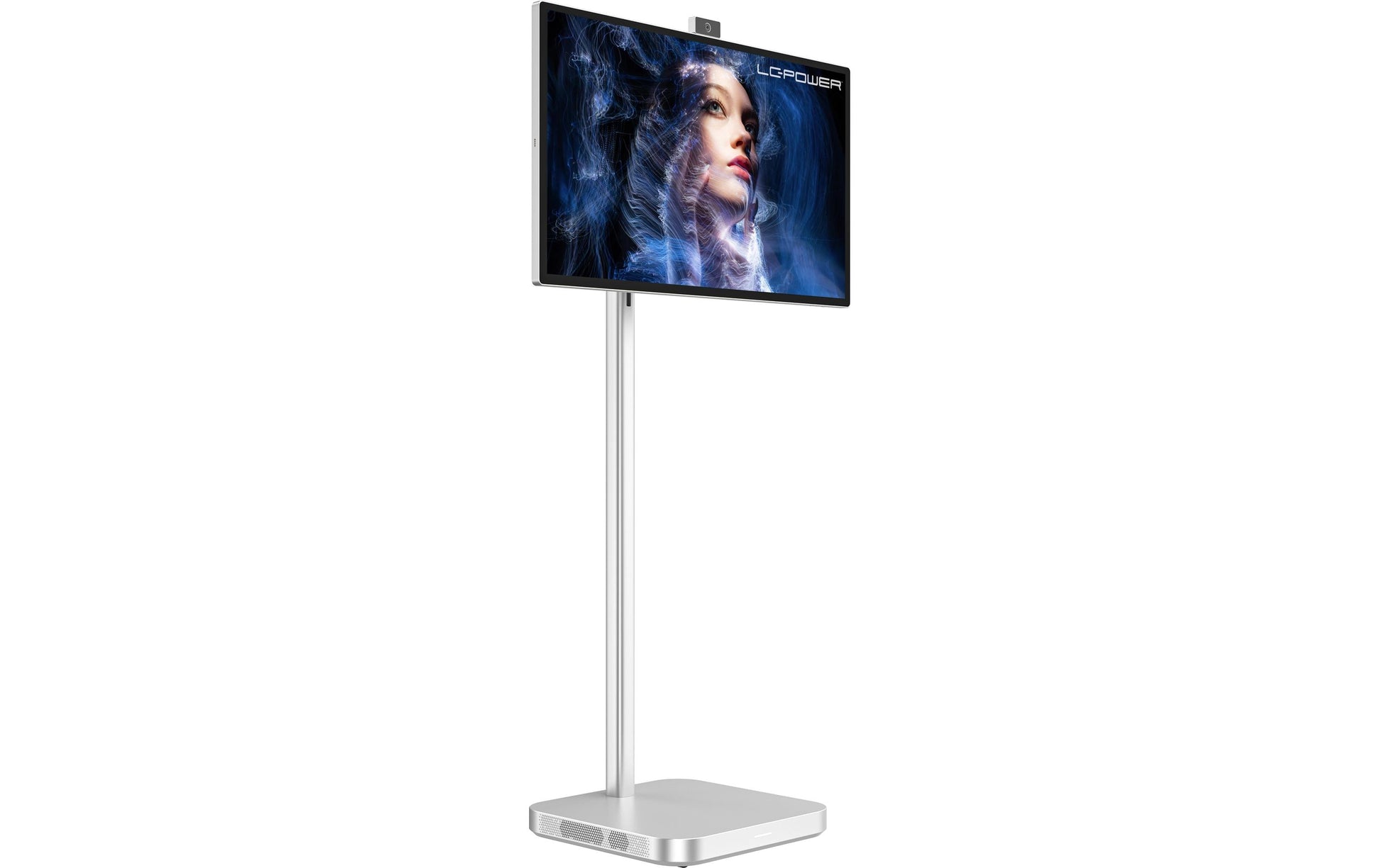 LC-Power LC-M32S4K – Monitor, 31,5" 4K UHD (3840 × 2160), VA, Touch, 60 Hz, 350 cd/m², Webcam, USB-C, Silber