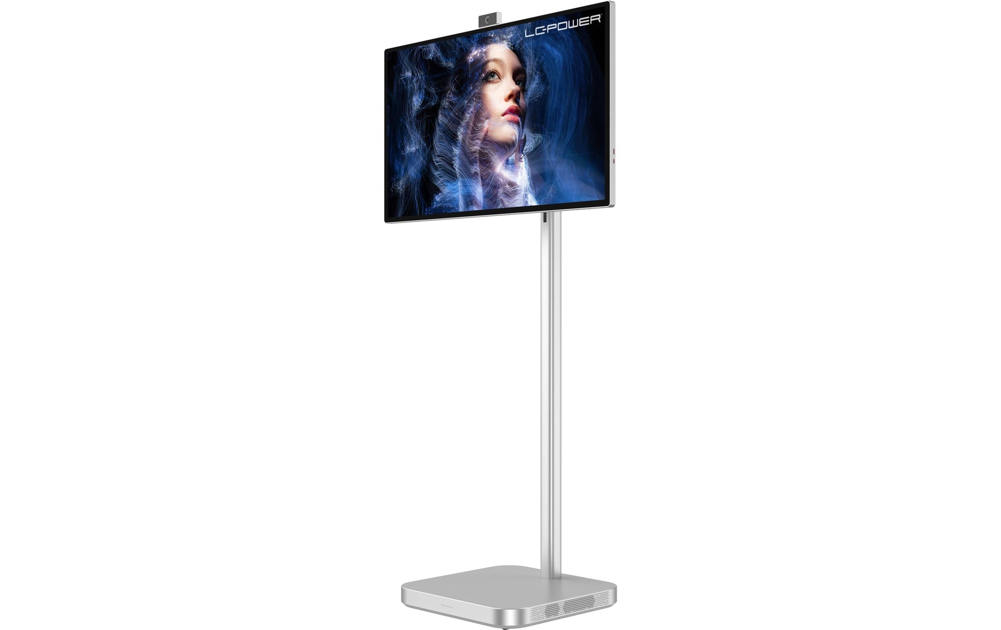 LC-Power LC-M32S4K – Monitor, 31,5" 4K UHD (3840 × 2160), VA, Touch, 60 Hz, 350 cd/m², Webcam, USB-C, Silber