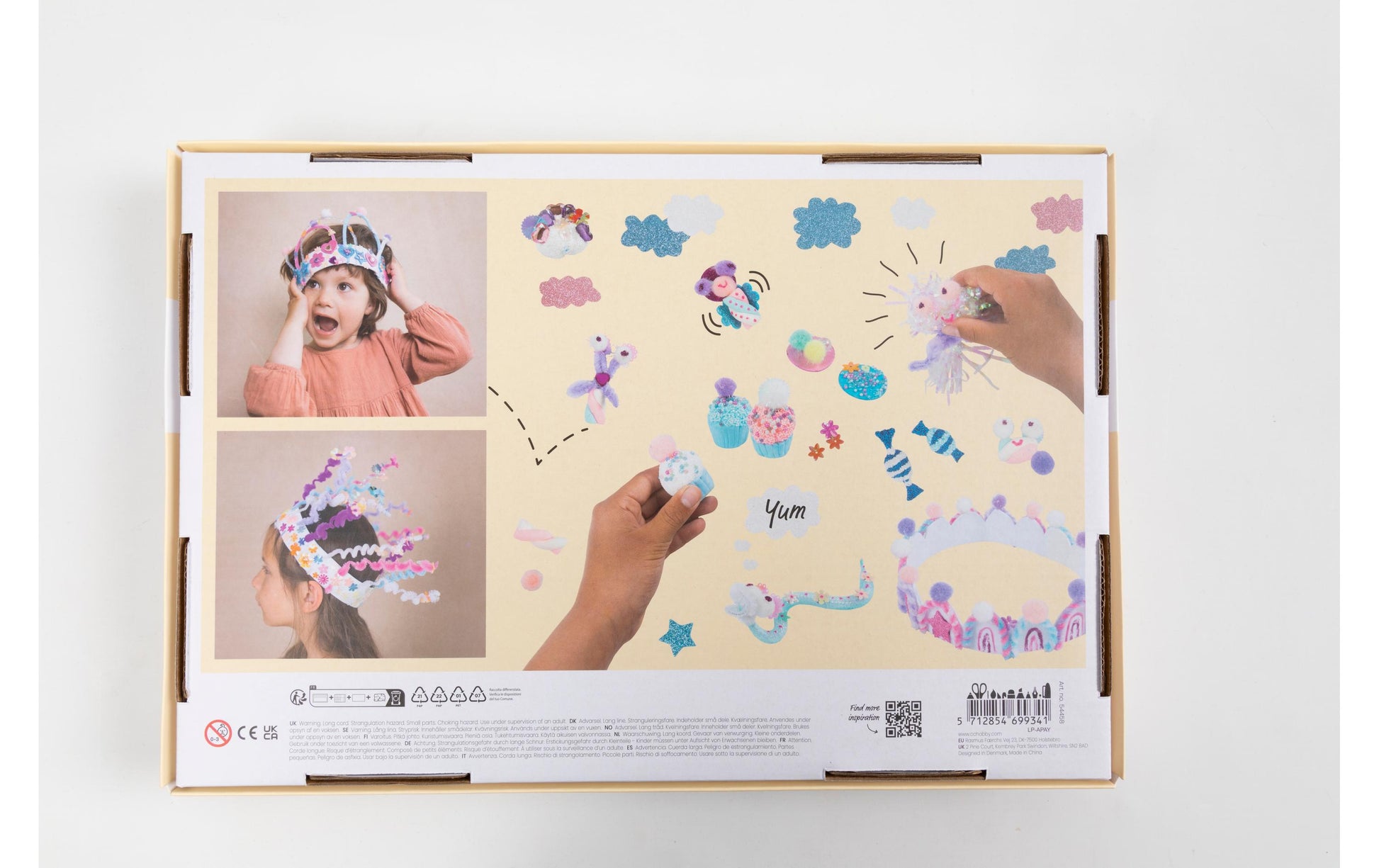 Creativ Company Bastelset – Mehrfarbig – 17-teilig – ab 4 Jahren