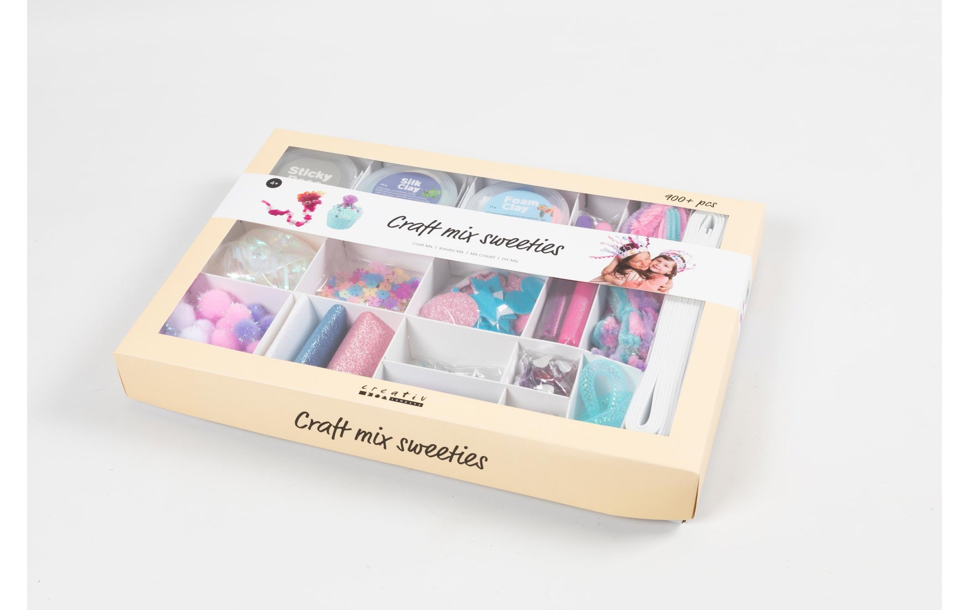 Creativ Company Bastelset – Mehrfarbig – 17-teilig – ab 4 Jahren