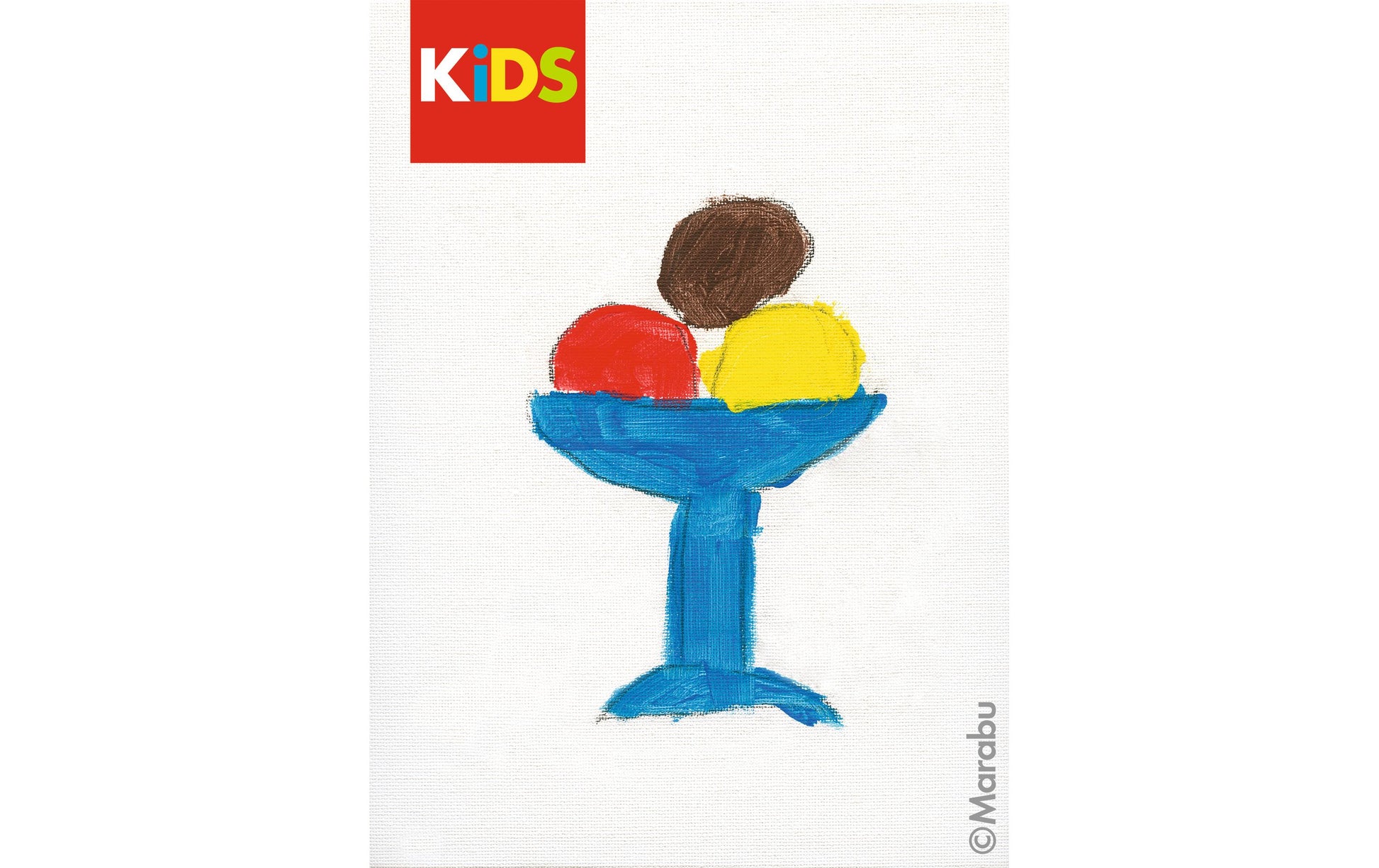 Marabu Little Artist – Bastelset – 12 × 36 ml Bastelfarben – inkl. Keilrahmen 20 × 20 cm