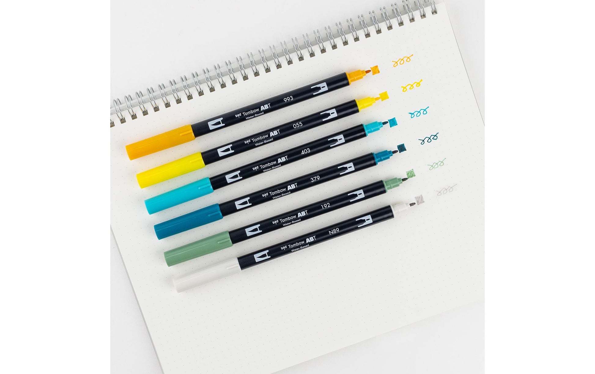 Tombow Filzstifte Lemon Squeezy, 6 Stk.