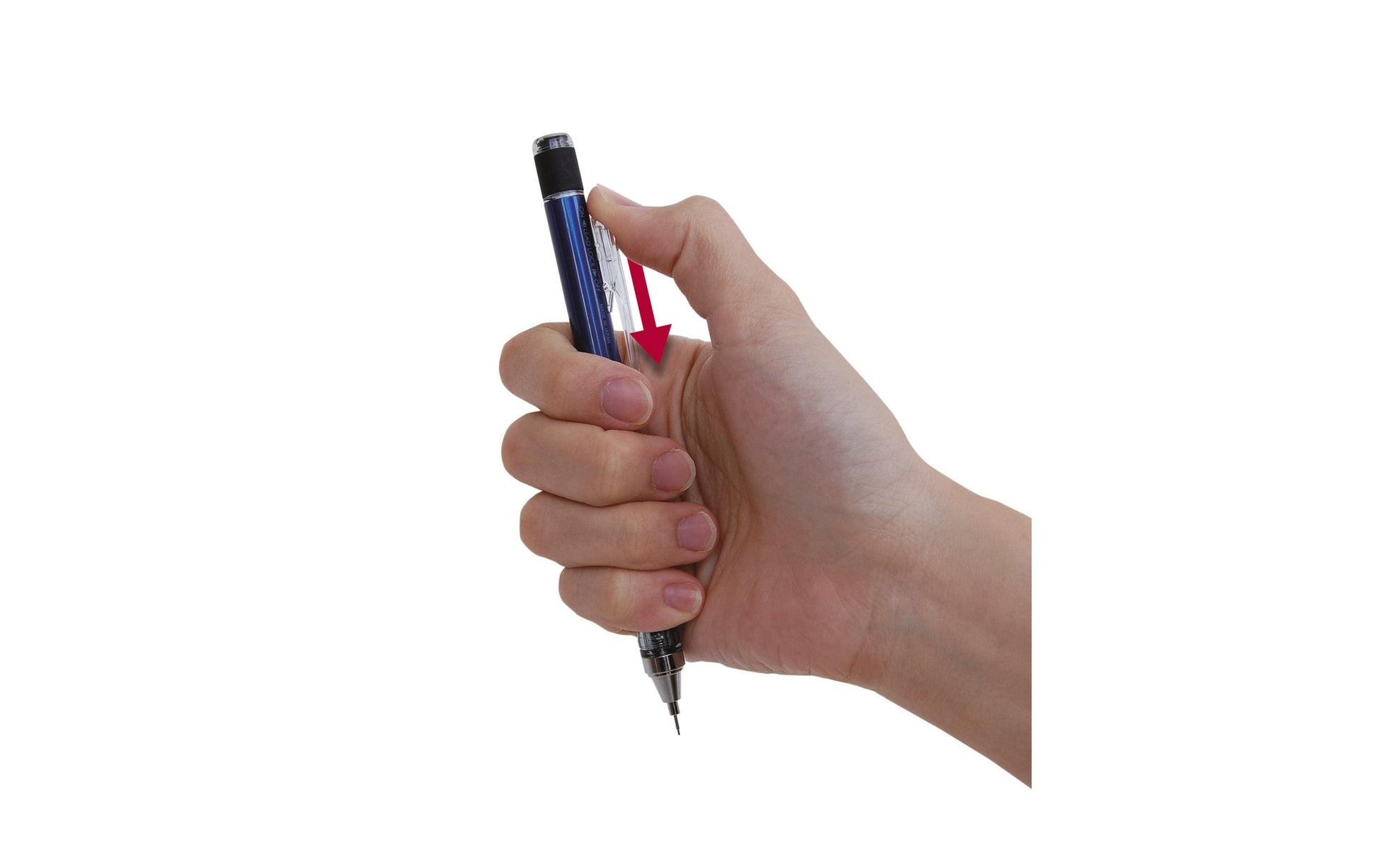 Tombow MONO graph Druckbleistift – 0,7 mm – Gelb – Schüttel-Mechanismus – 1er-Pack