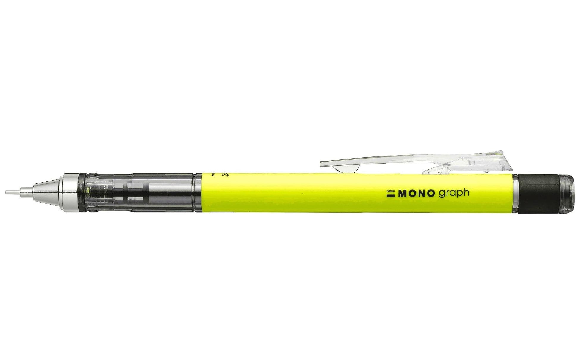 Tombow MONO graph Druckbleistift – 0,7 mm – Gelb – Schüttel-Mechanismus – 1er-Pack