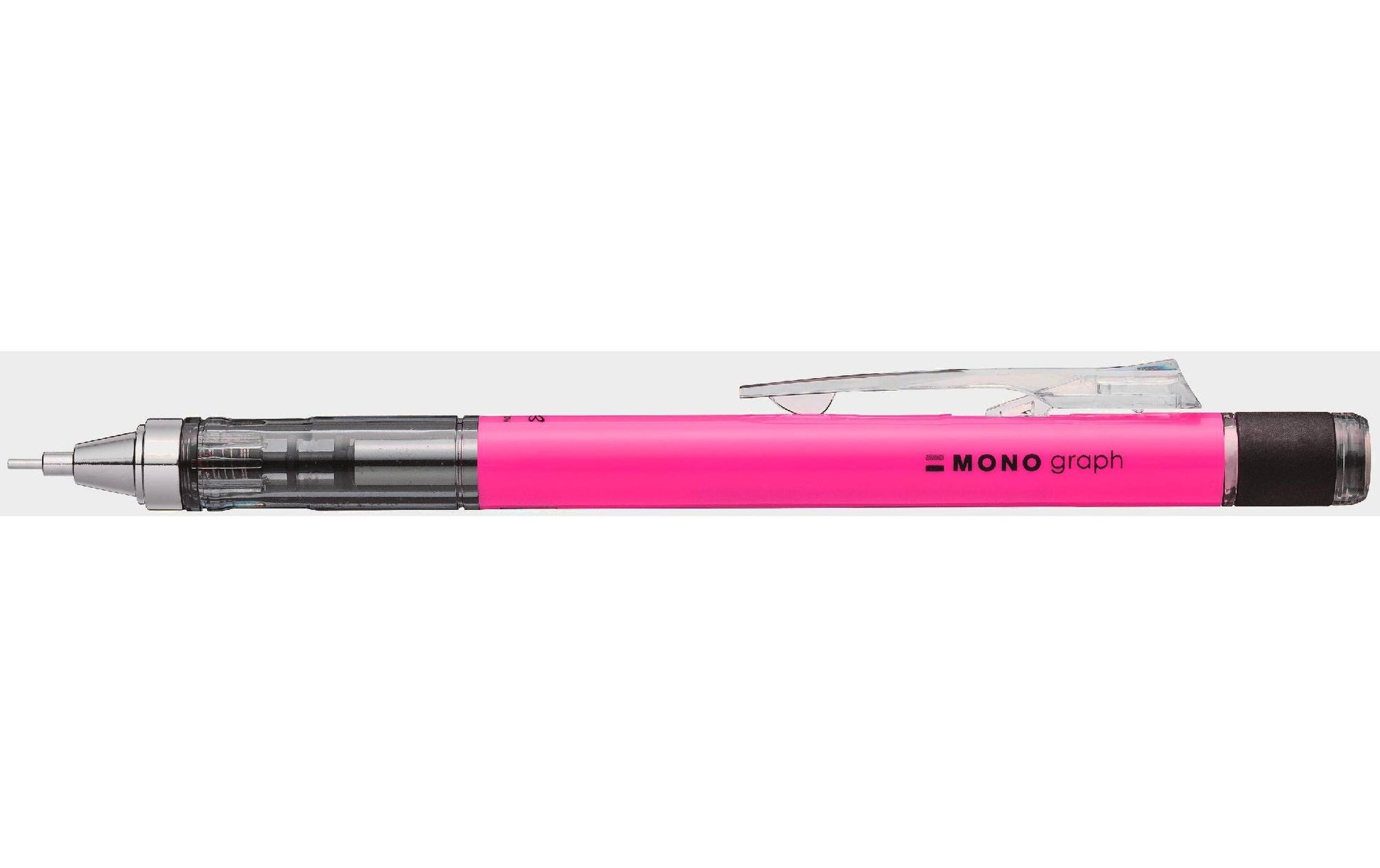 Tombow MONO graph Druckbleistift – 0,7 mm – Pink – Schüttel-Mechanismus – 1er-Pack