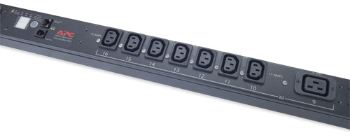 APC AP7968B – Rack-PDU (überwacht) – 24 Ausgänge (21×C13, 3×C19), 12,5 kVA, 208 V, 0U, Schwarz