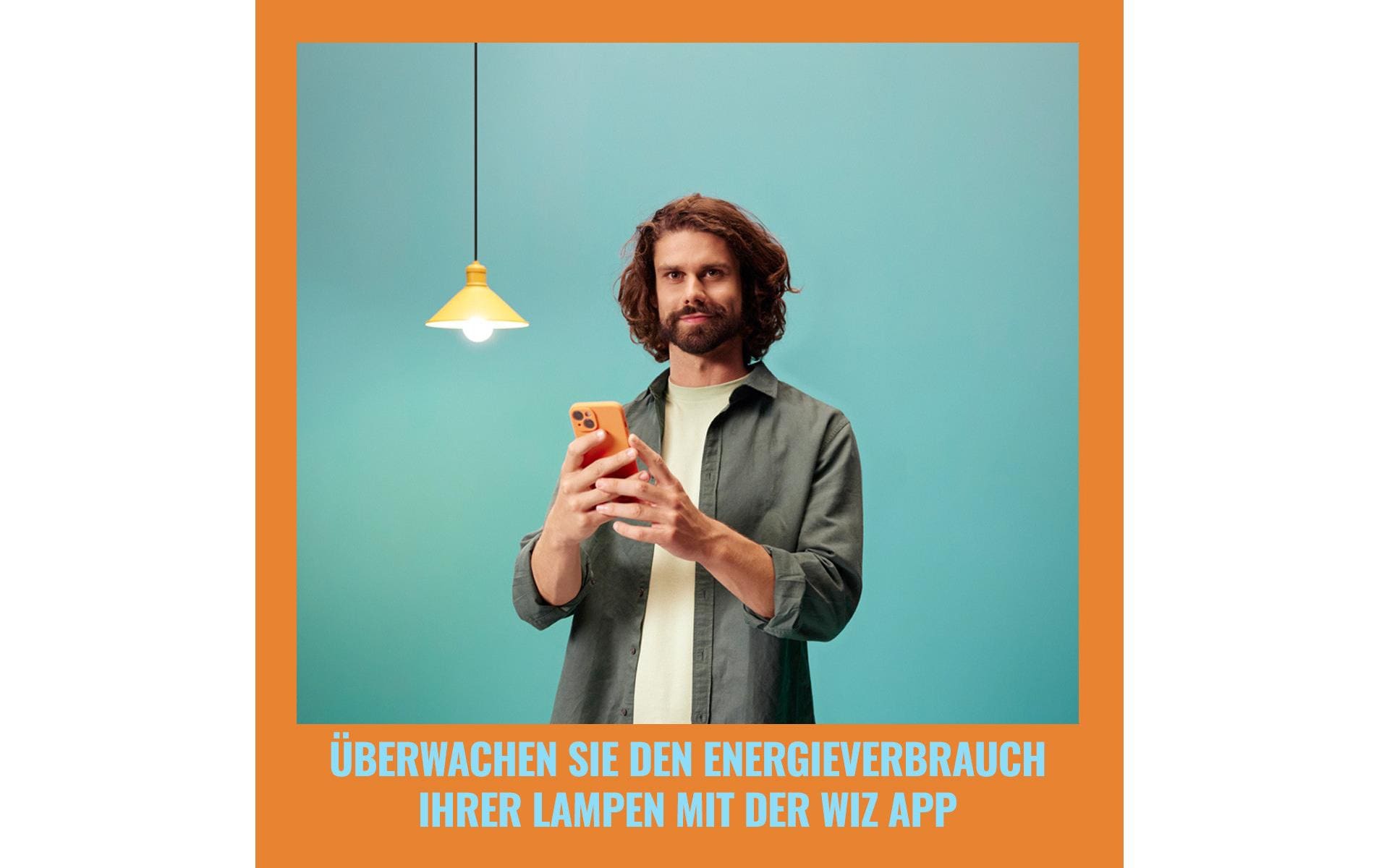 WiZ LED A60 – WLAN, Bluetooth, dimmbar – 2’700–4’000 K – 903 lm 4,3 W – E27, transparent
