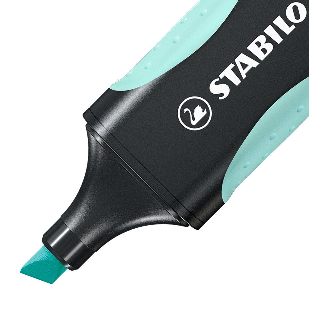 STABILO BOSS Textmarker Pastelltürkis – Keilspitze, 2–5 mm, nachfüllbar