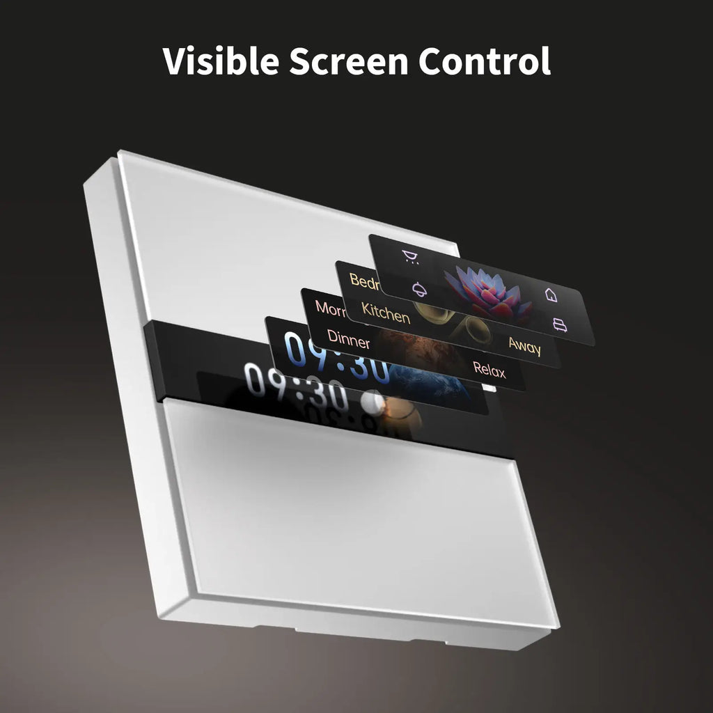Aqara Display Switch V1 – Smart Display – 2,1" Display, Touchscreen – für Aqara, Apple HomeKit, Amazon Alexa