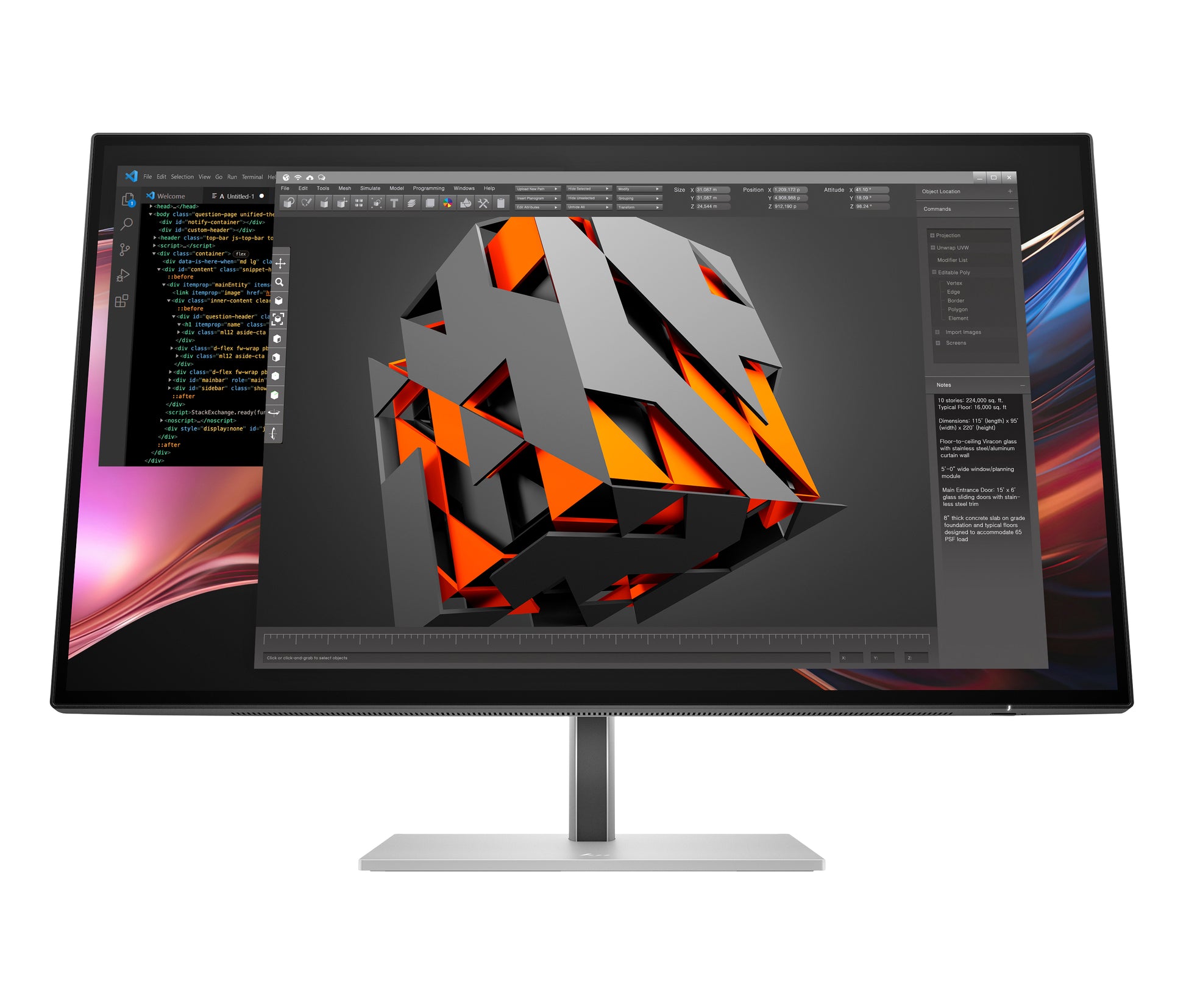 HP Series 7 Pro 727pu – Monitor, 27" WQHD (2560 × 1440), Thunderbolt 4